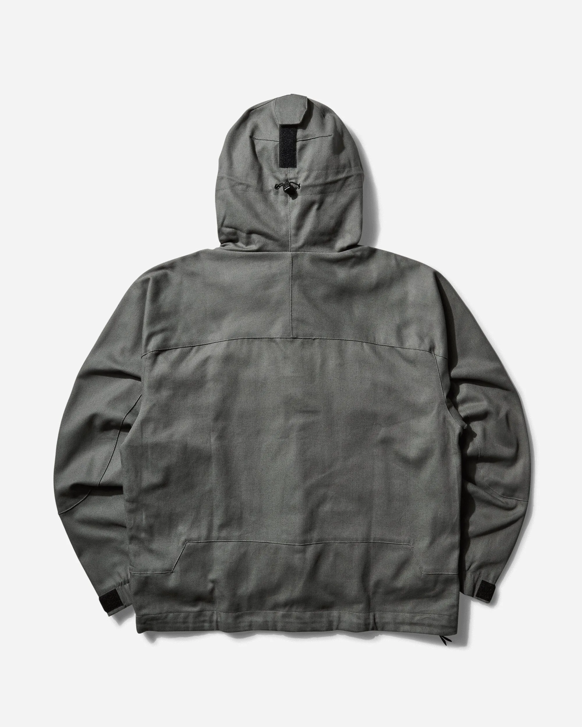 Men's Heavy Cotton Hood Zip Jacket Shield Grey