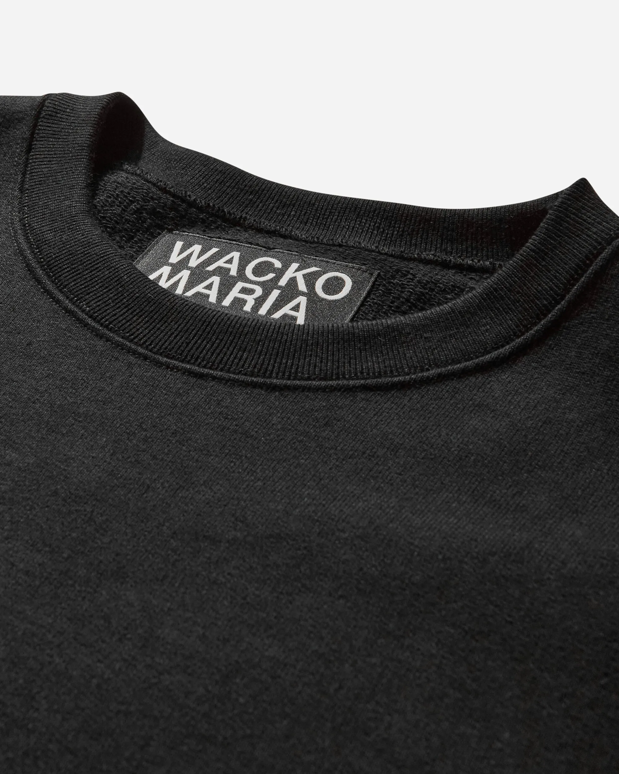 Men's Heavy Weight Crewneck Sweatshirt (Type-6) Black
