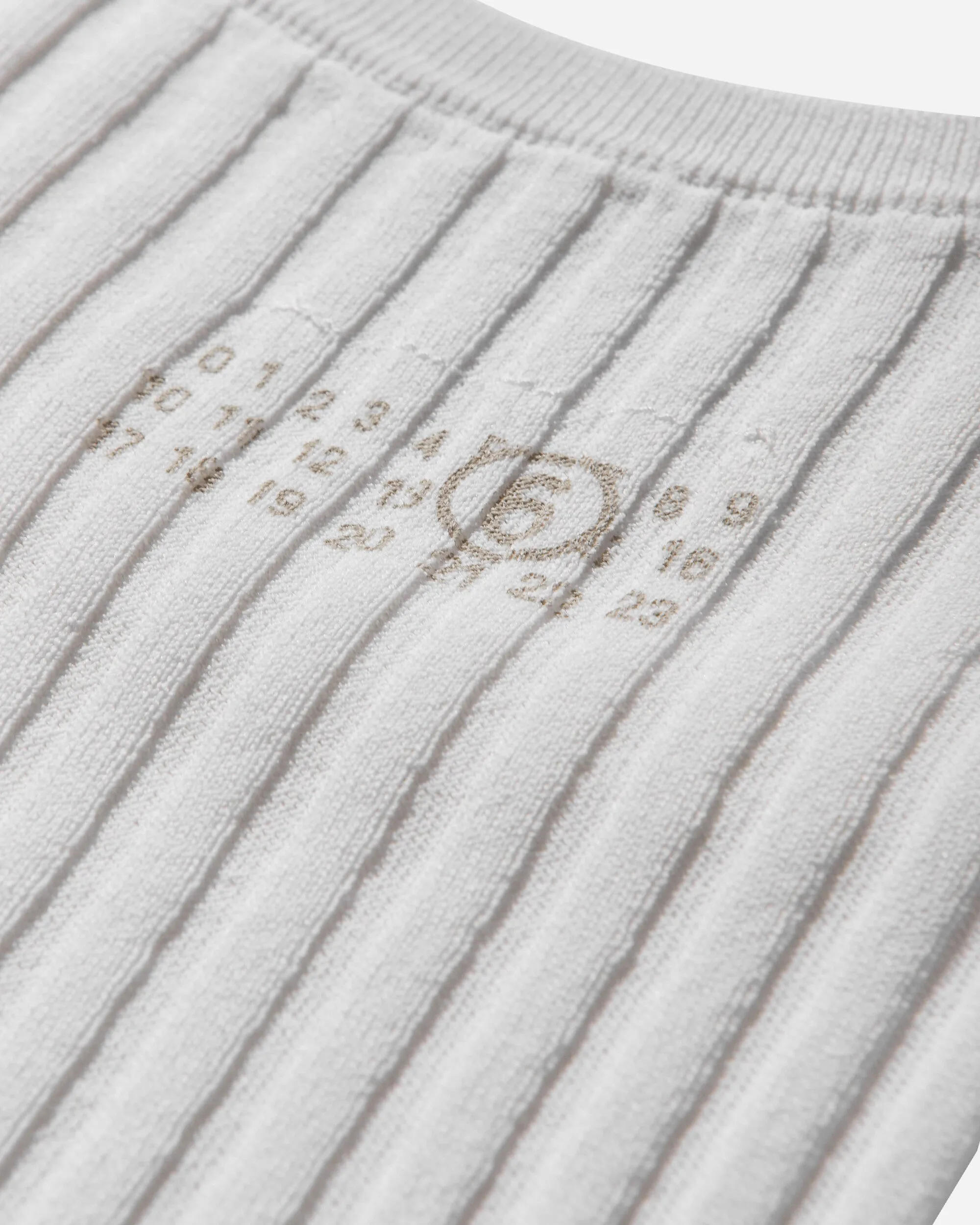 Men's Loose Rib Knit Sweater Off White