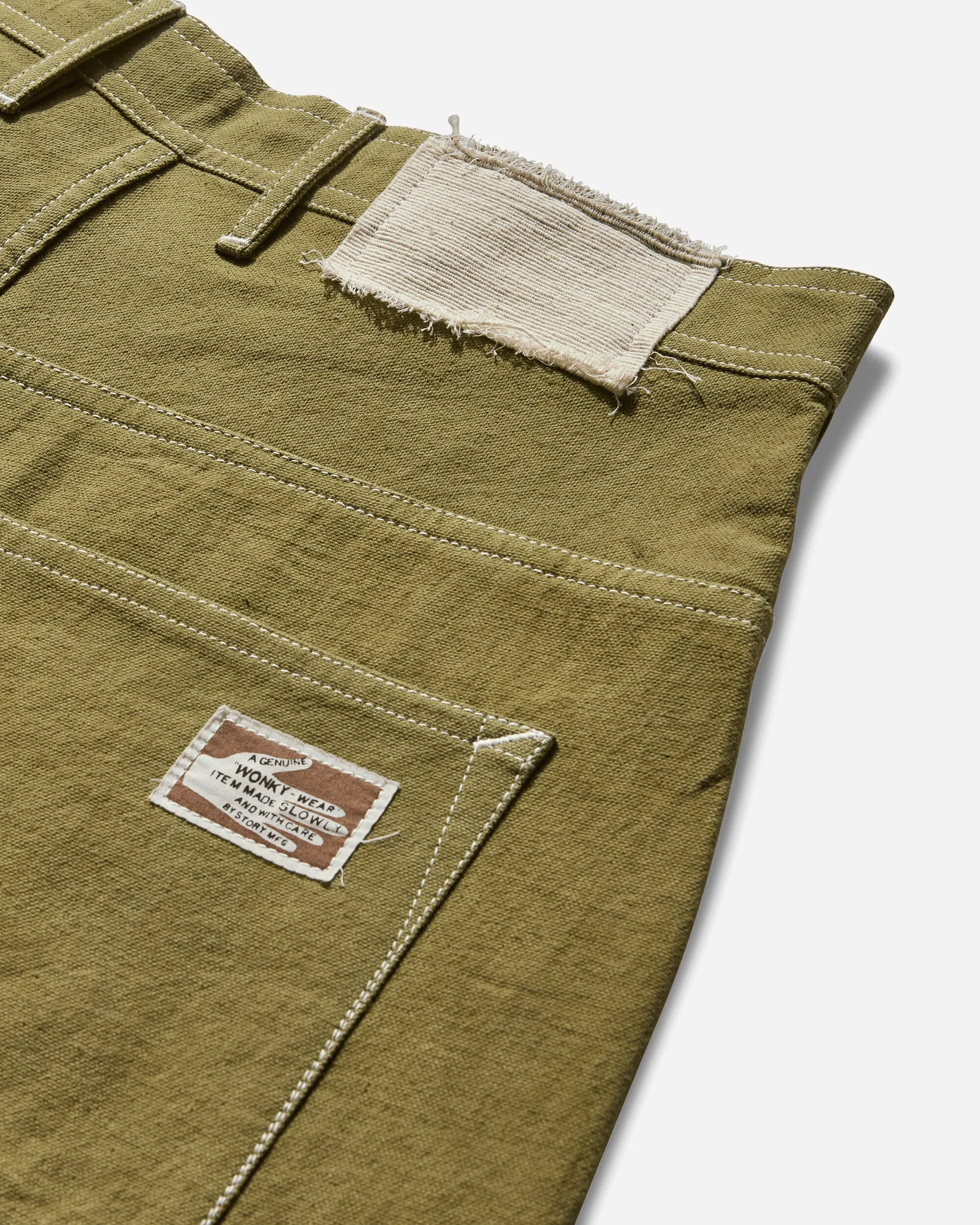 Men's Lush Pants Olive Wonky-Wear