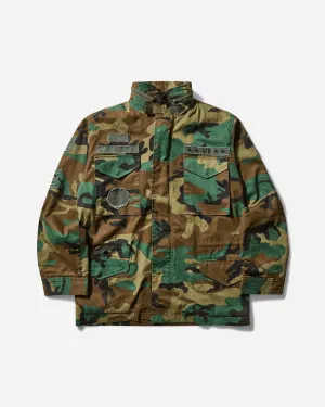 Men's Patched Field Jacket Camo