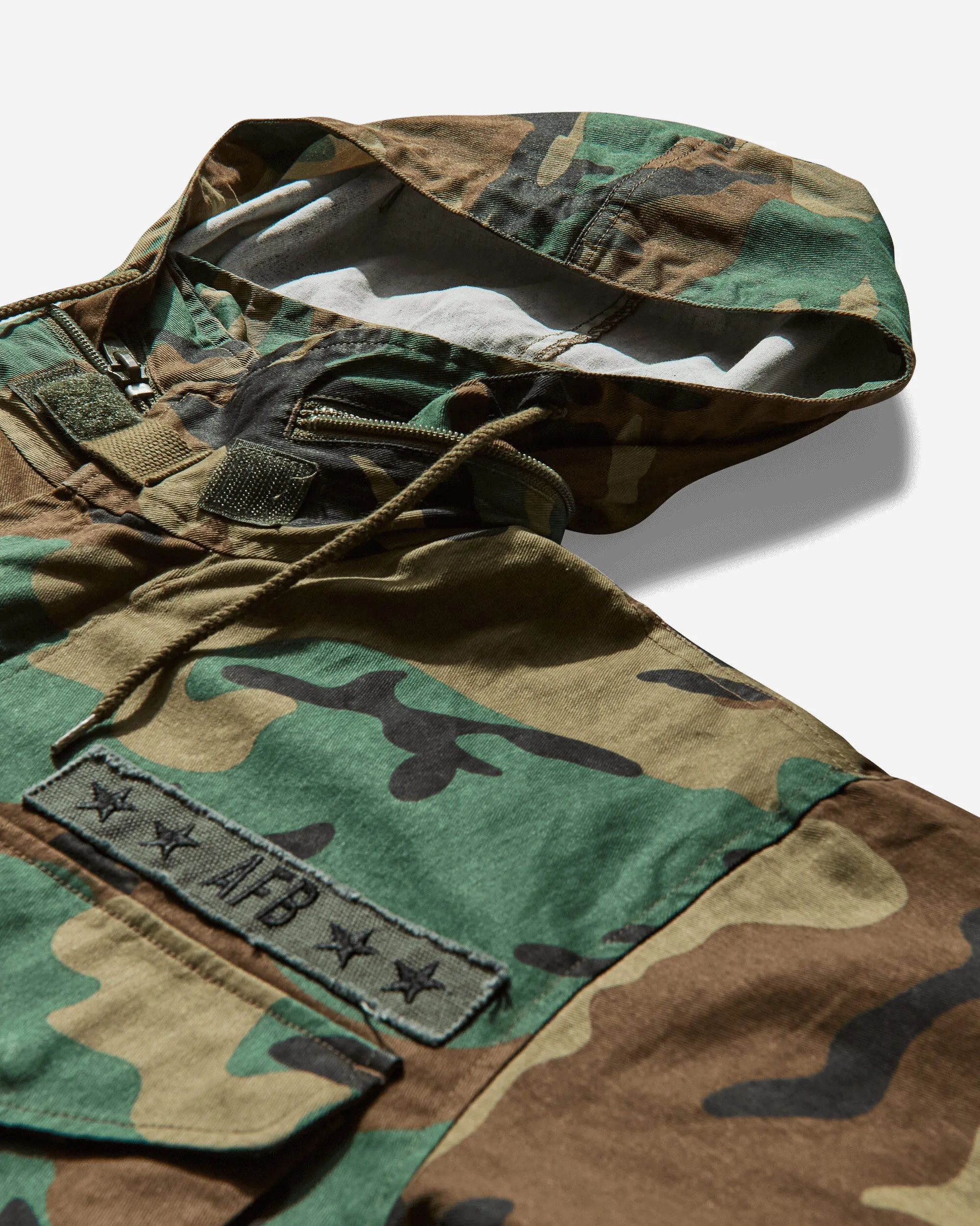 Men's Patched Field Jacket Camo