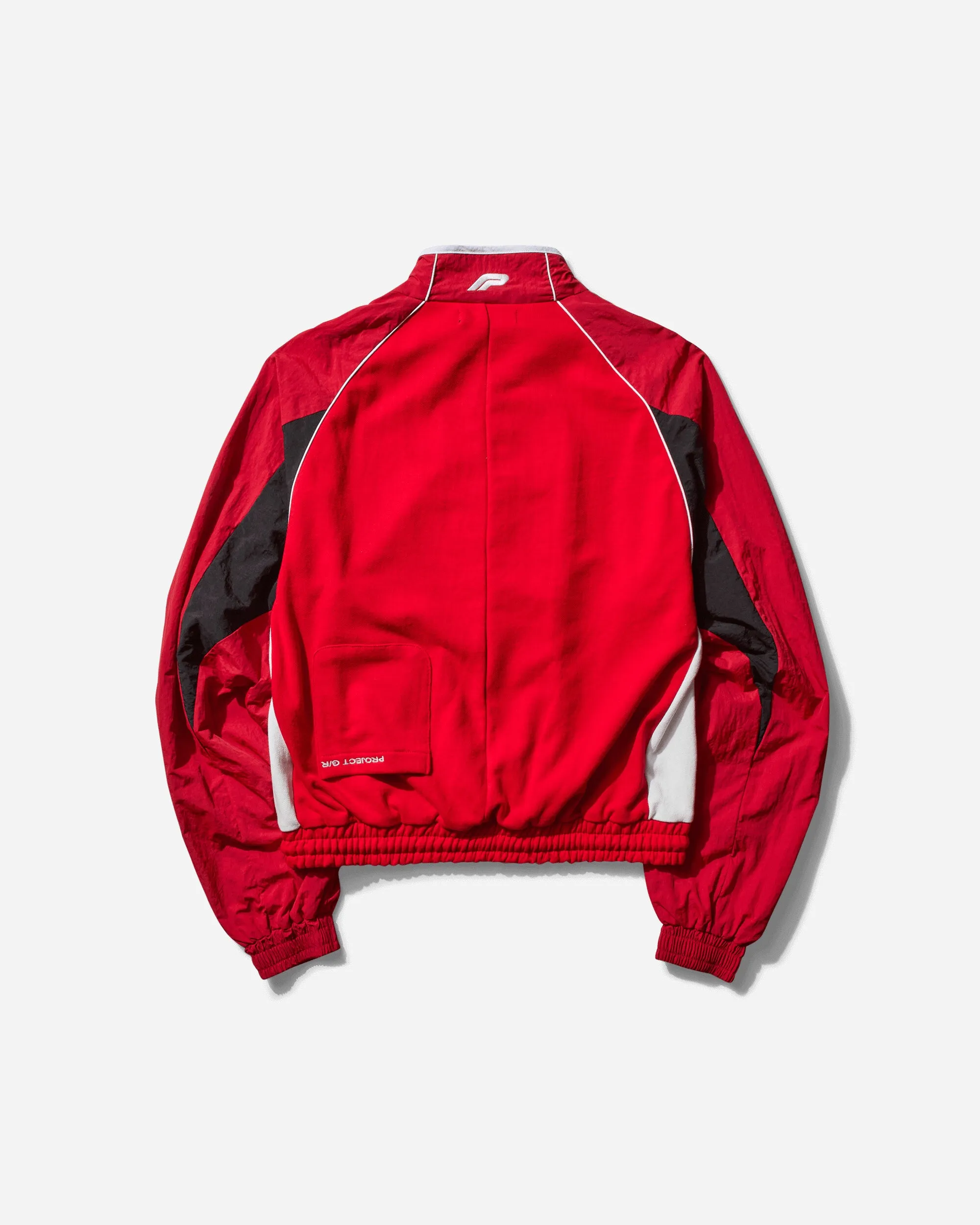 Men's Reconstructed Hybrid Track Jacket Red