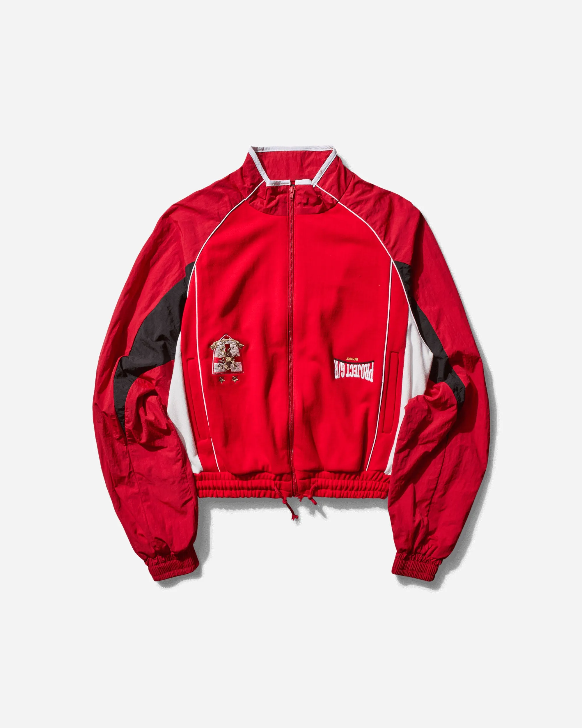 Men's Reconstructed Hybrid Track Jacket Red