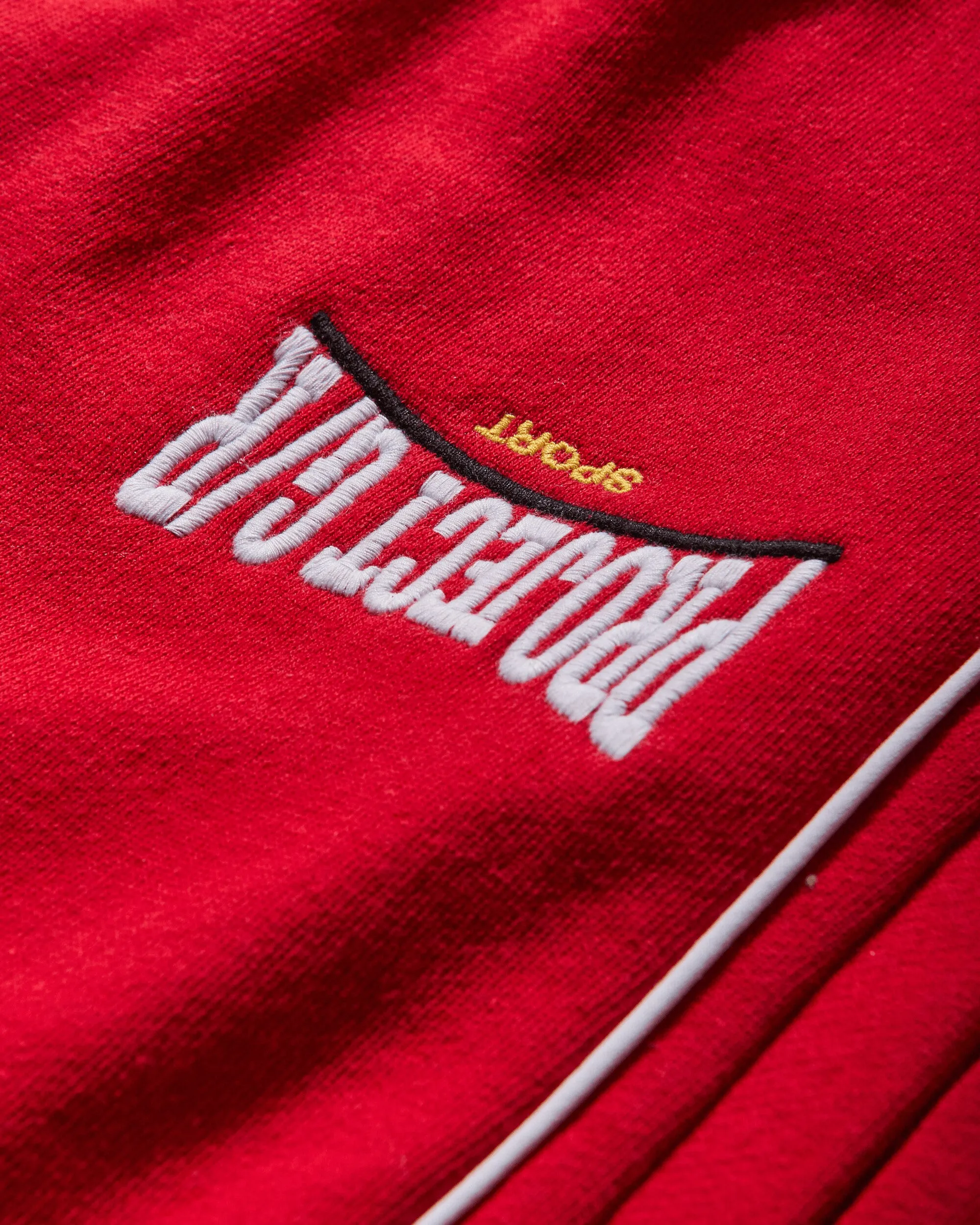 Men's Reconstructed Hybrid Track Jacket Red