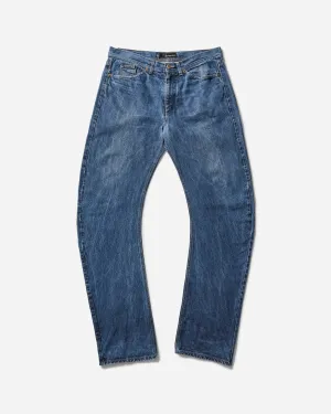 Men's Straight Logo Jeans Blue
