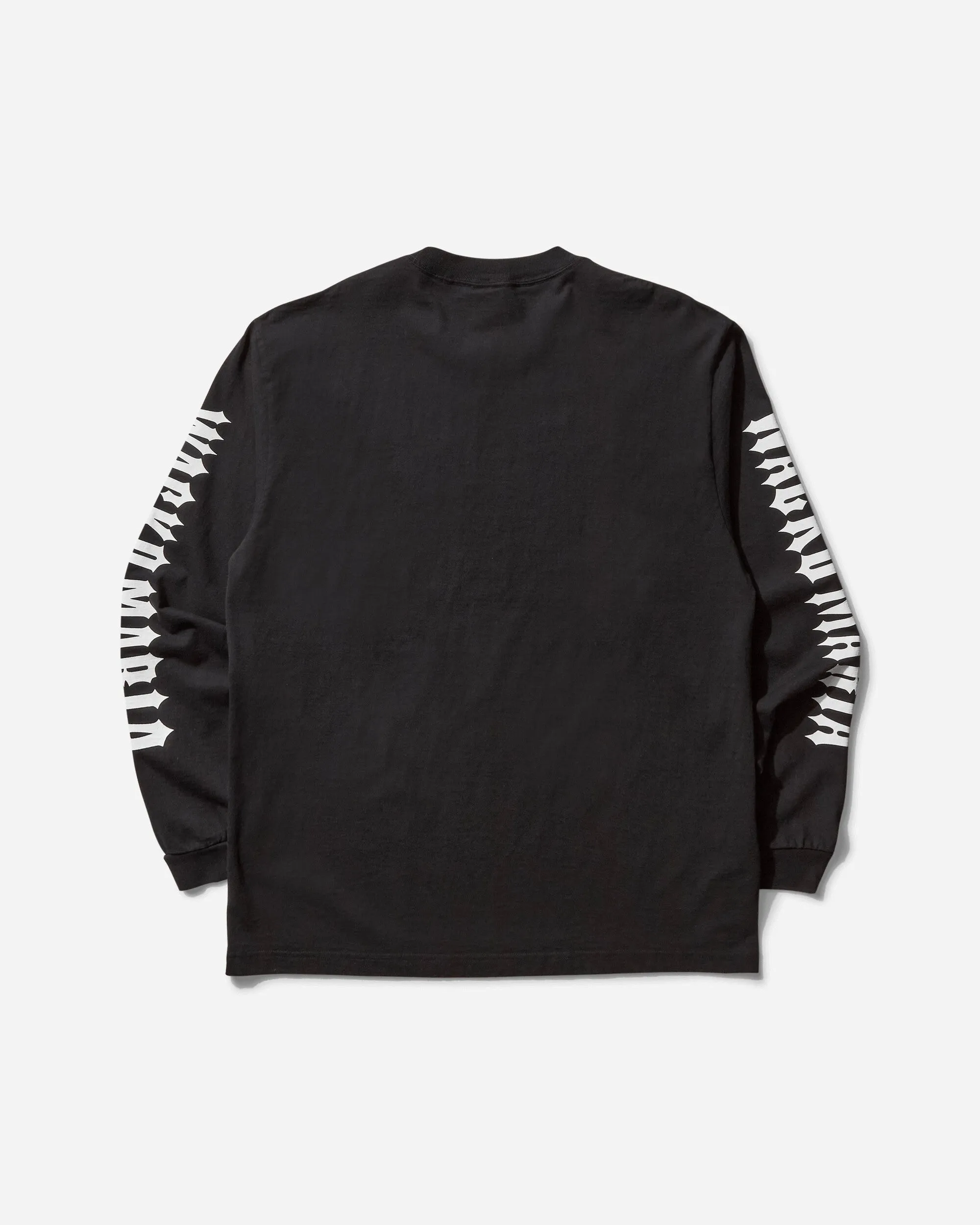 Men's Washed Heavy Weight Longsleeve T-Shirt (Type-1) Black