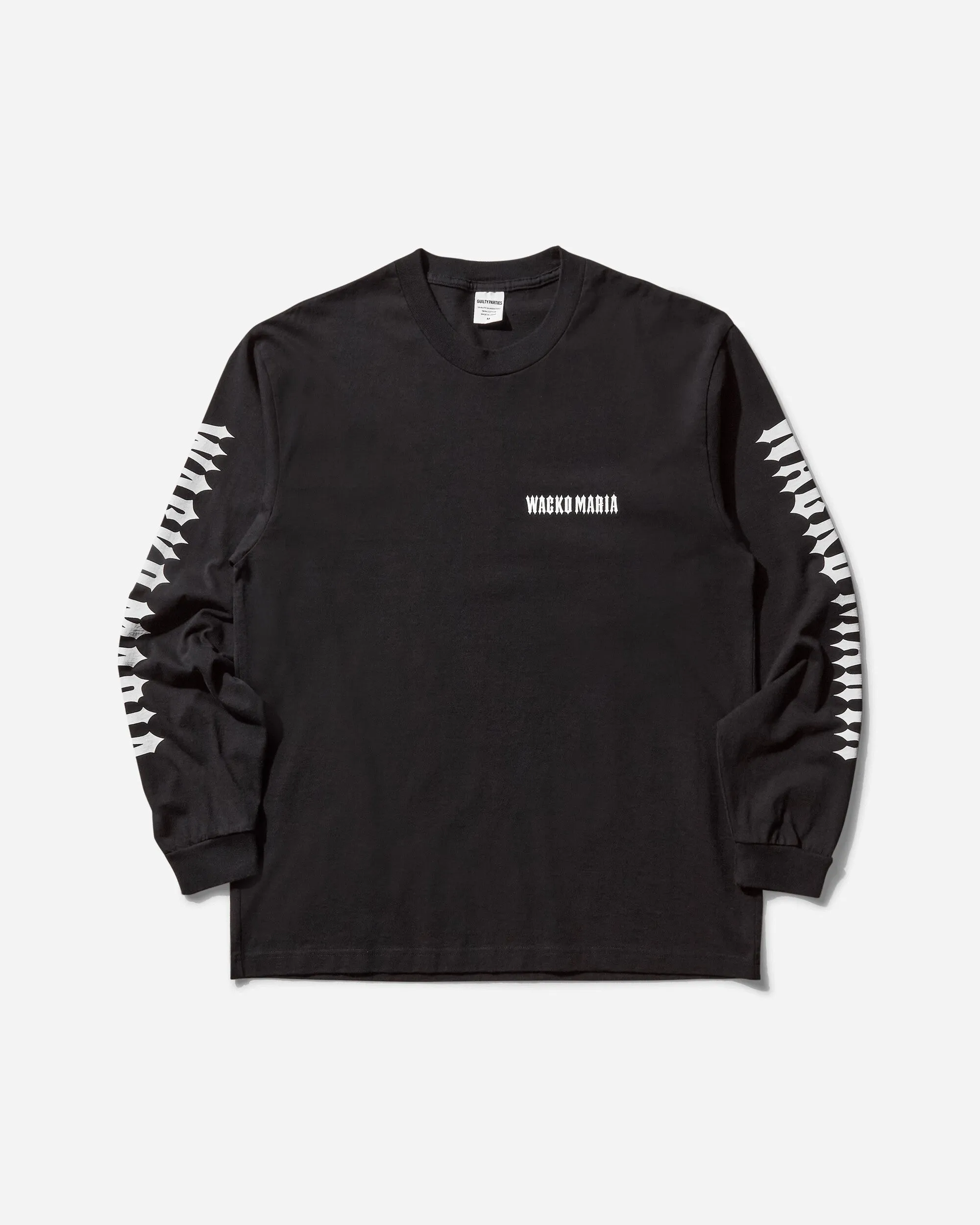 Men's Washed Heavy Weight Longsleeve T-Shirt (Type-1) Black