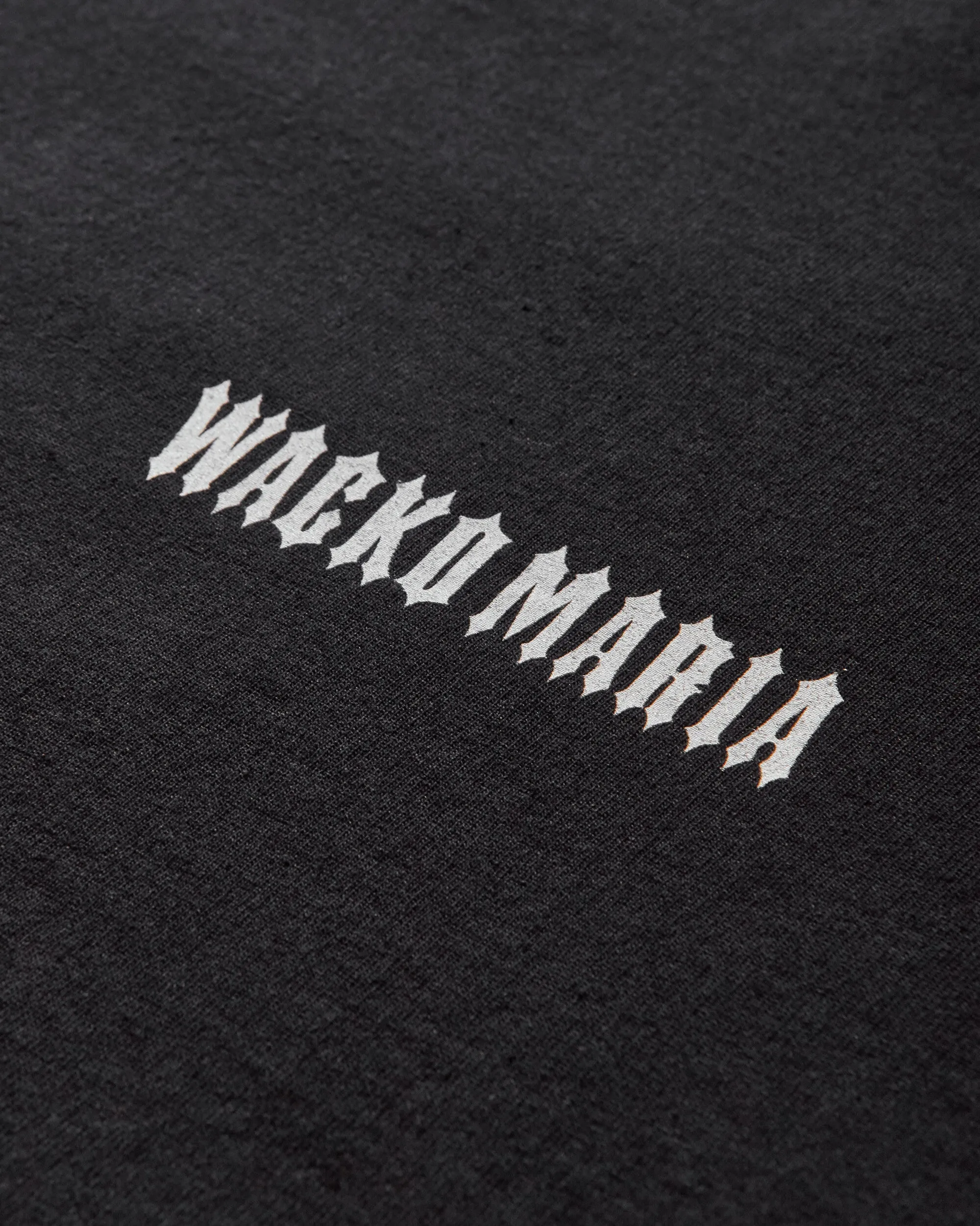 Men's Washed Heavy Weight Longsleeve T-Shirt (Type-1) Black