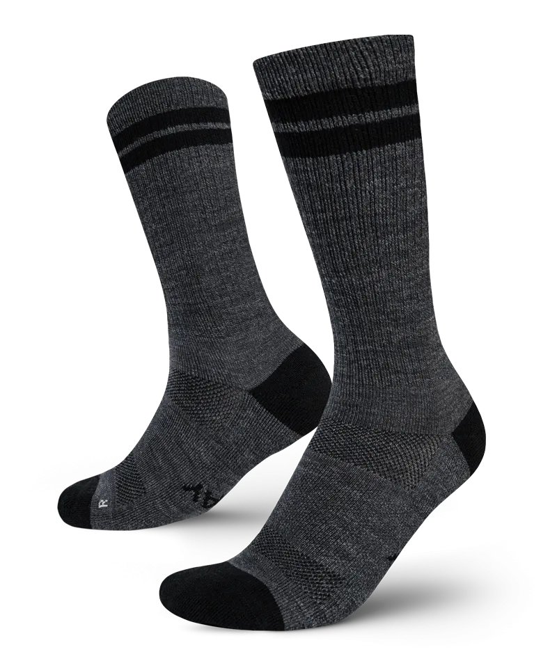 Merino Crew Socks Smoke