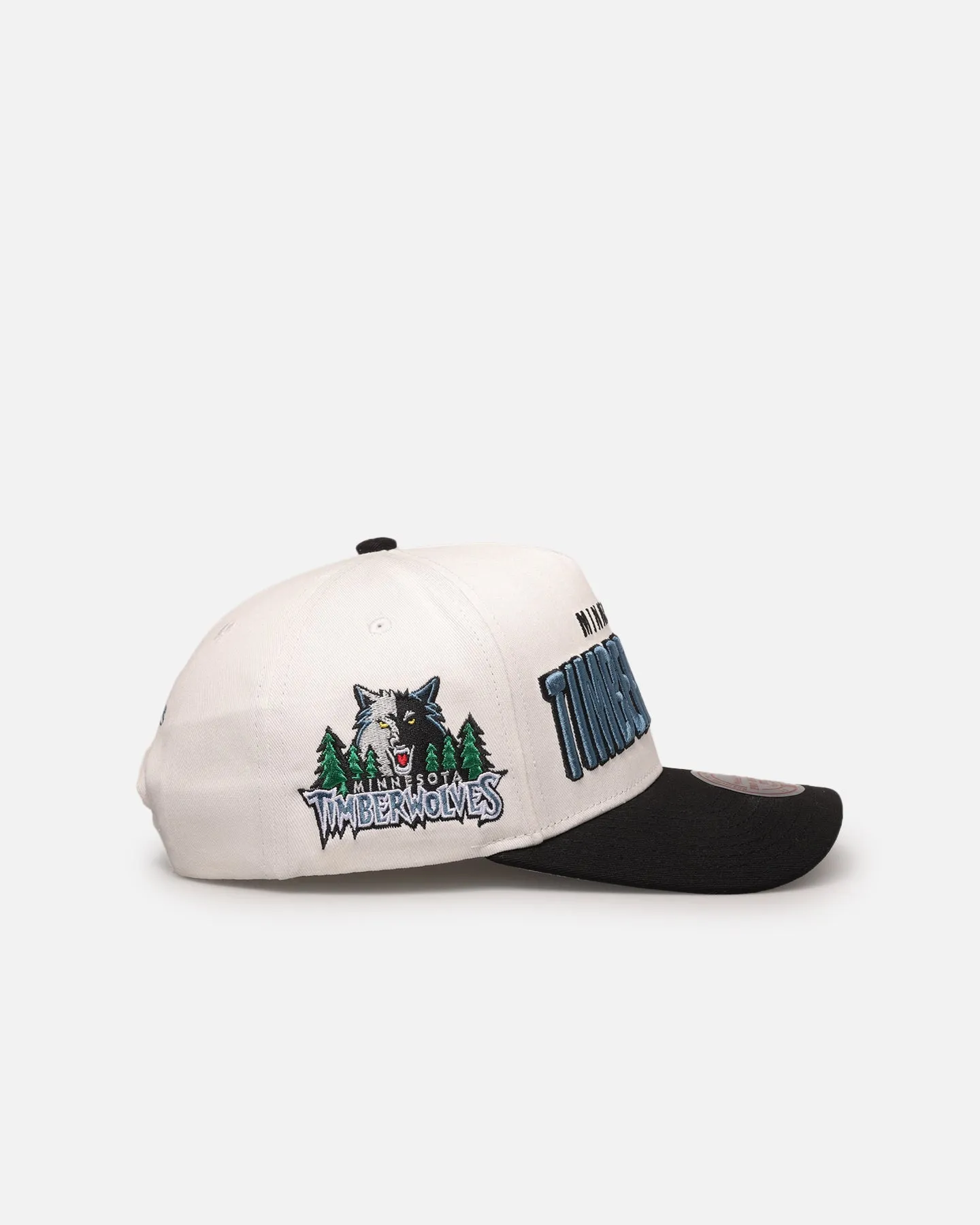 Mitchell & Ness Minnesota Timberwolves 'Draft Day' Pro Pinch Snapback White/Black