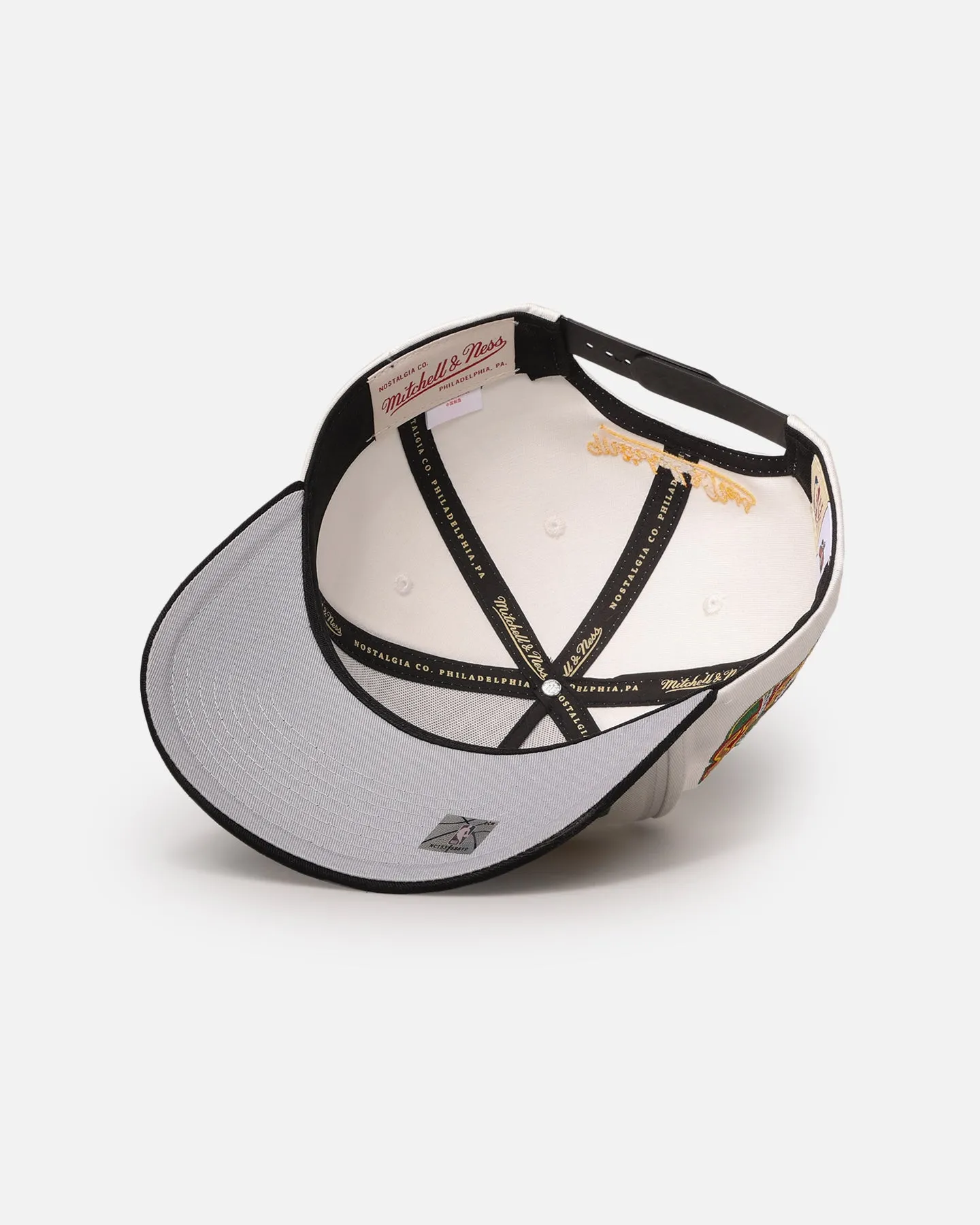 Mitchell & Ness Seattle SuperSonics 'Draft Day' Pro Pinch Snapback White/Black