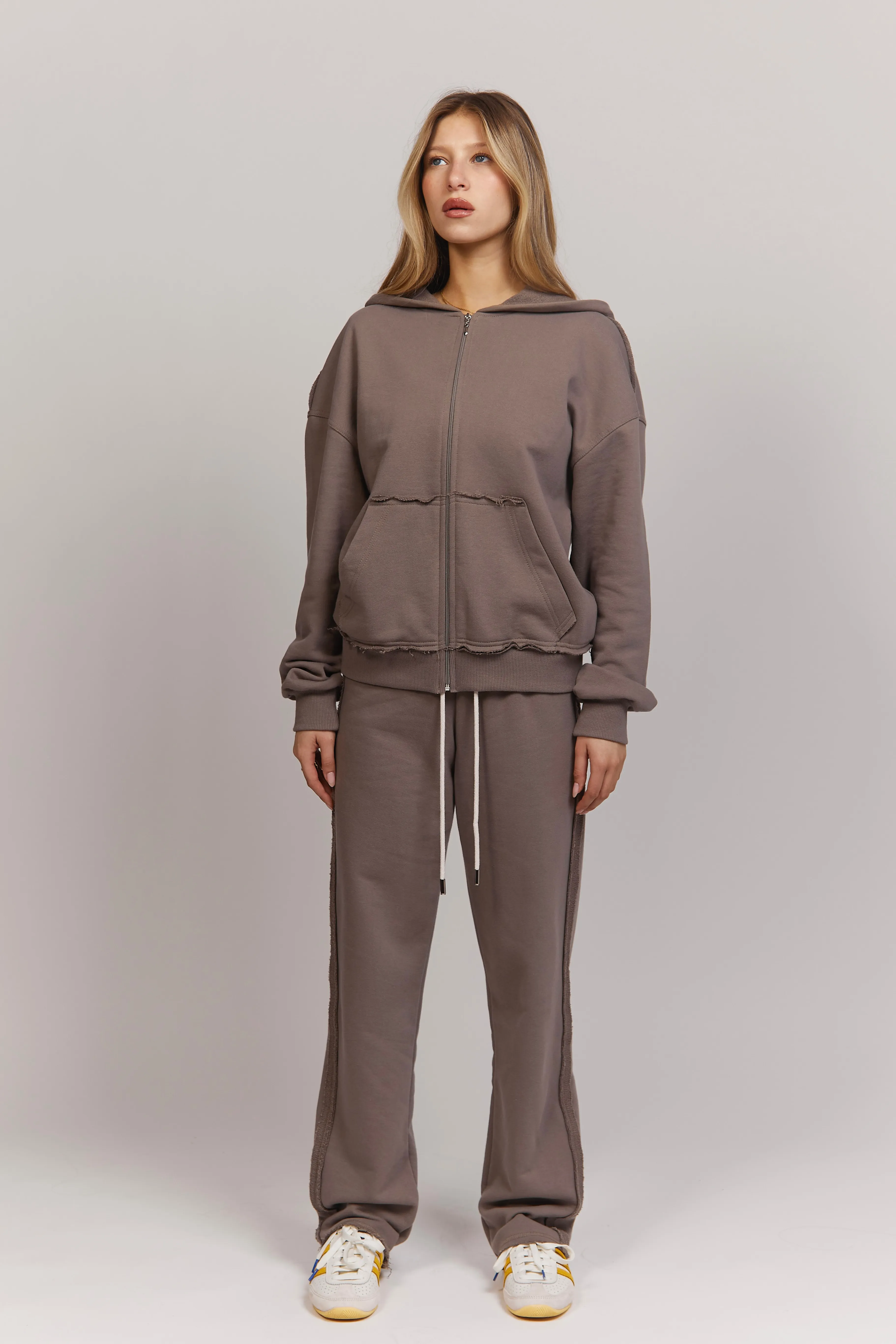Mocca Latte Zip Up Hoodie