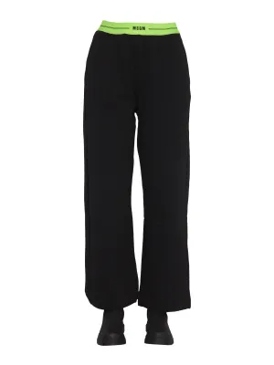 MSGM Logo Waistband Track Pants
