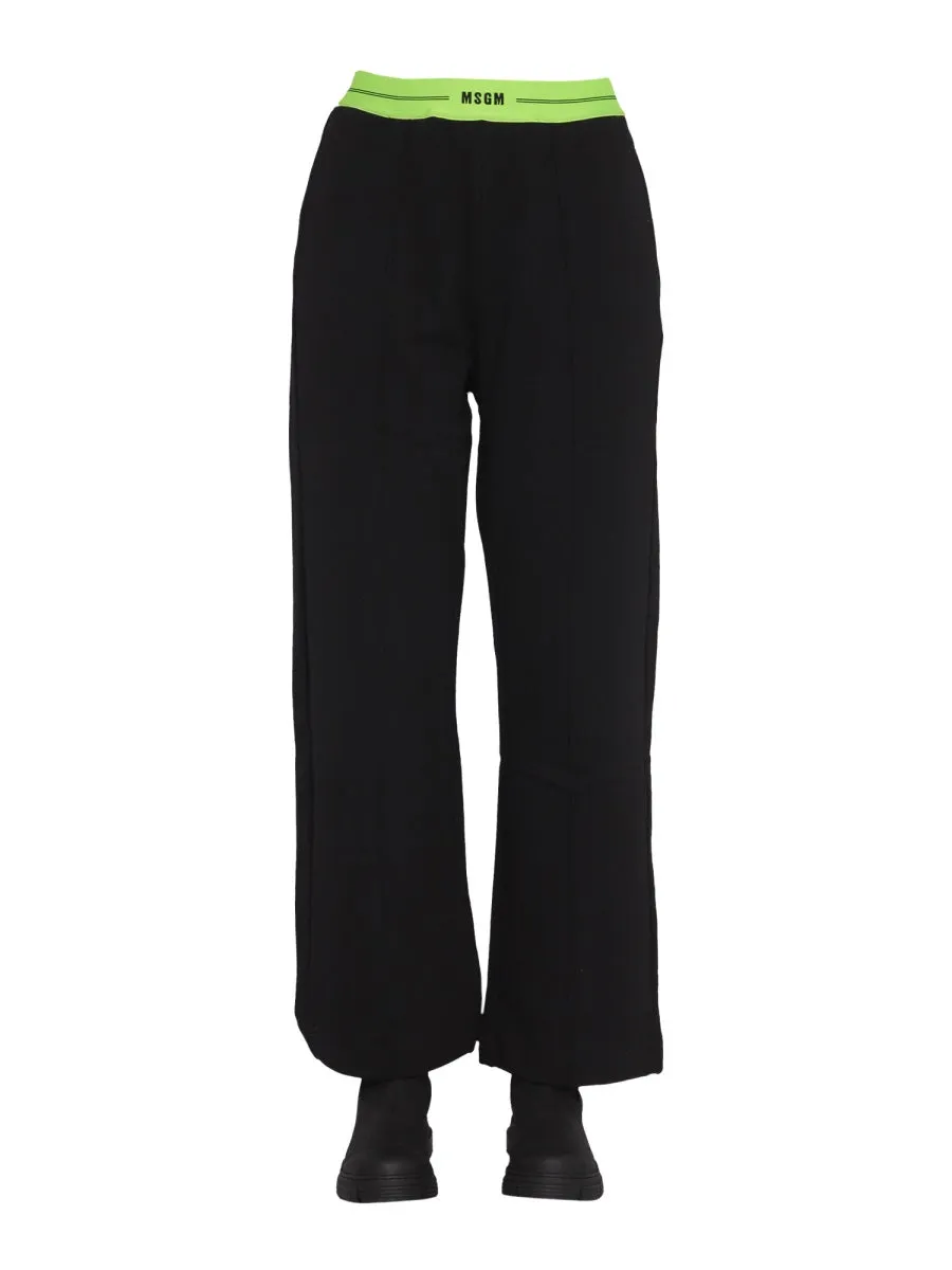 MSGM Logo Waistband Track Pants