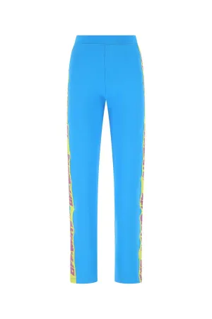 Off-White Logo Tape Detailed Wide Leg Track Pants