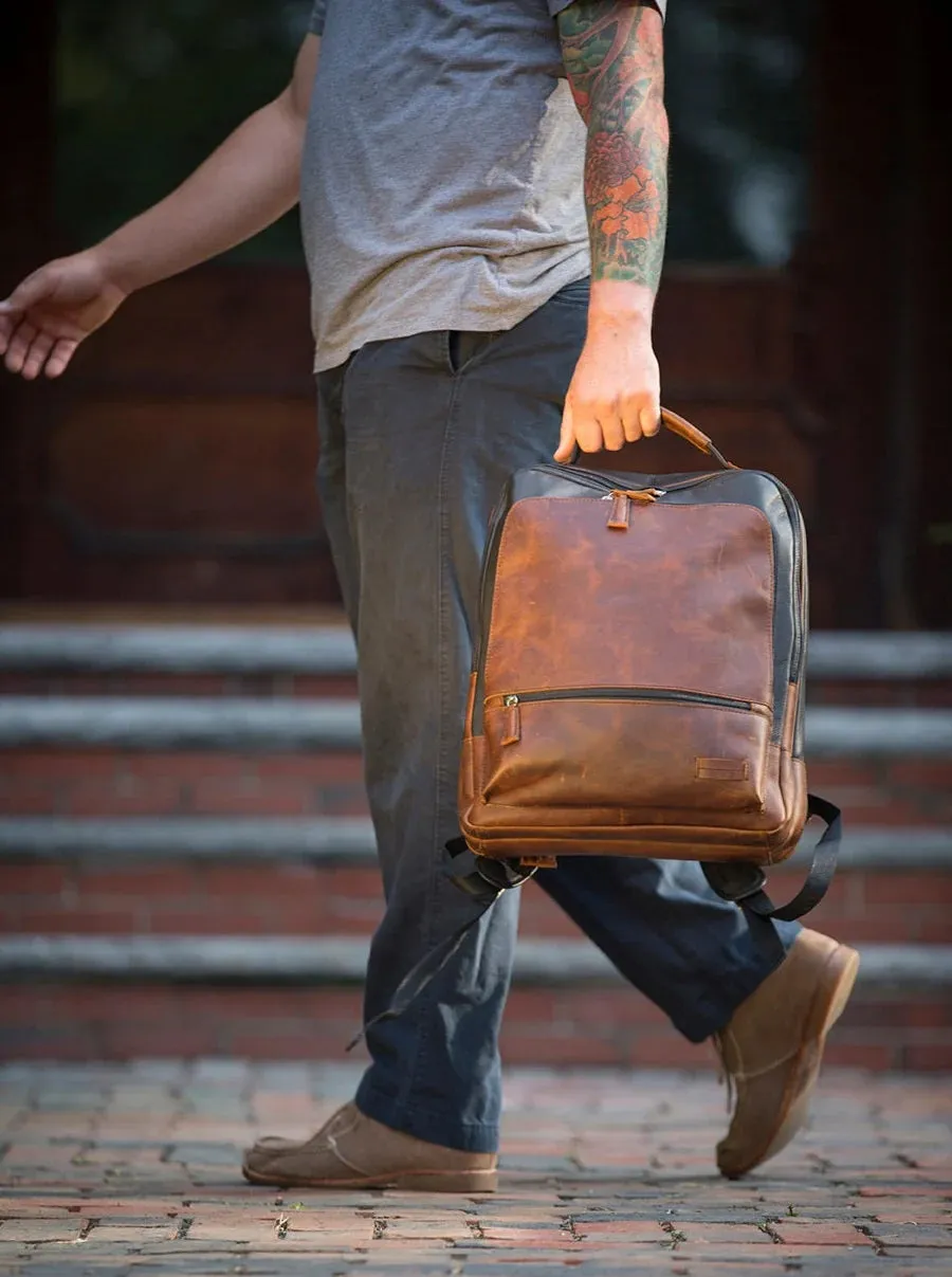 Osgoode Marley Leather Byron Backpack 4044