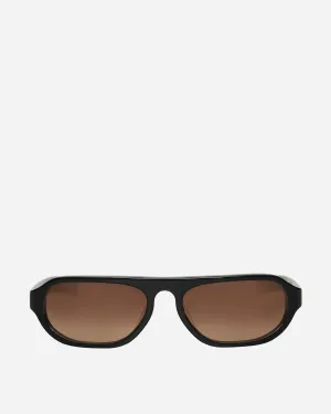 Penn Sunglasses Solid Black / Brown