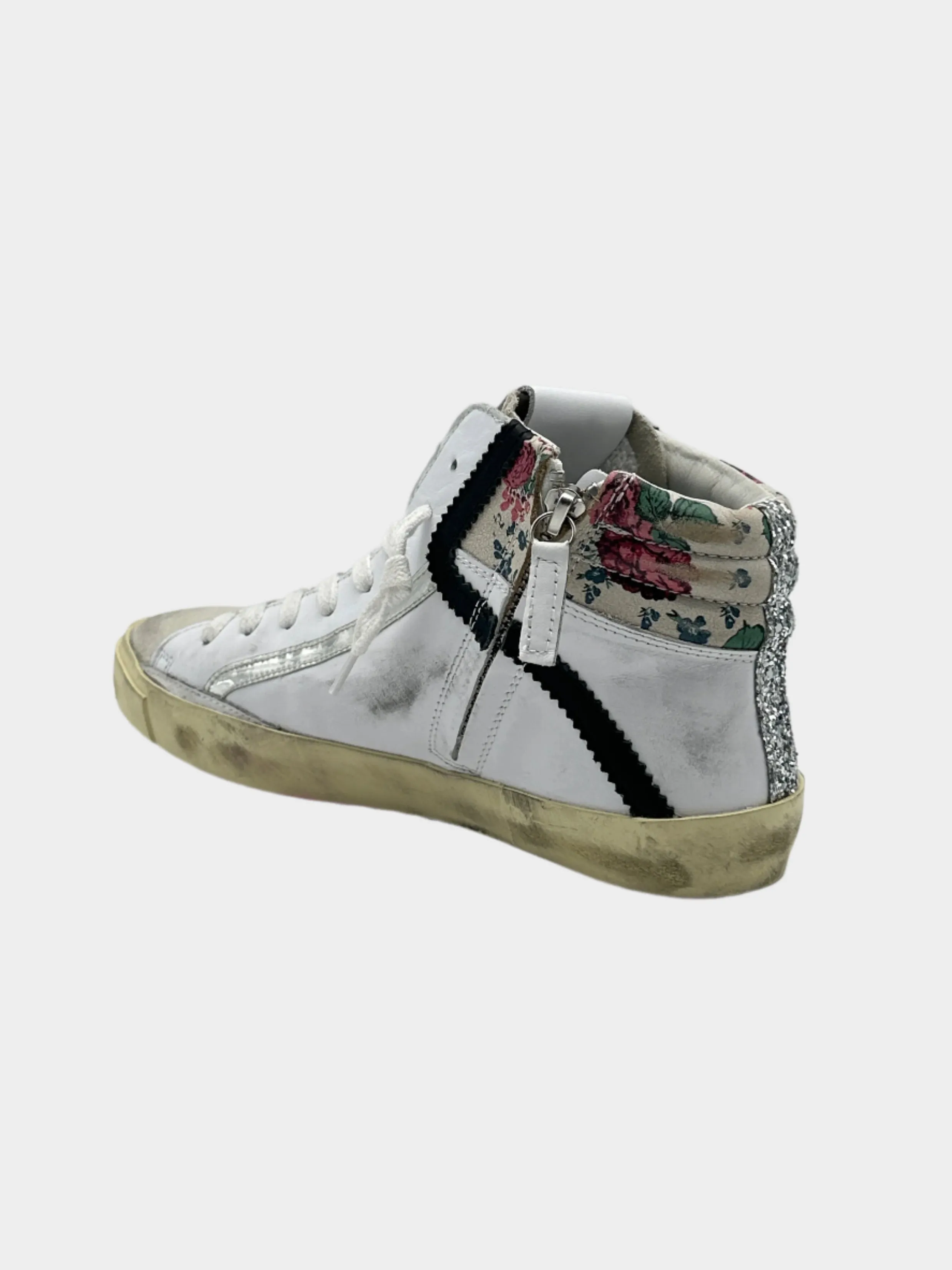 Prsx High Woman In Pelle Con Stampa Fiori