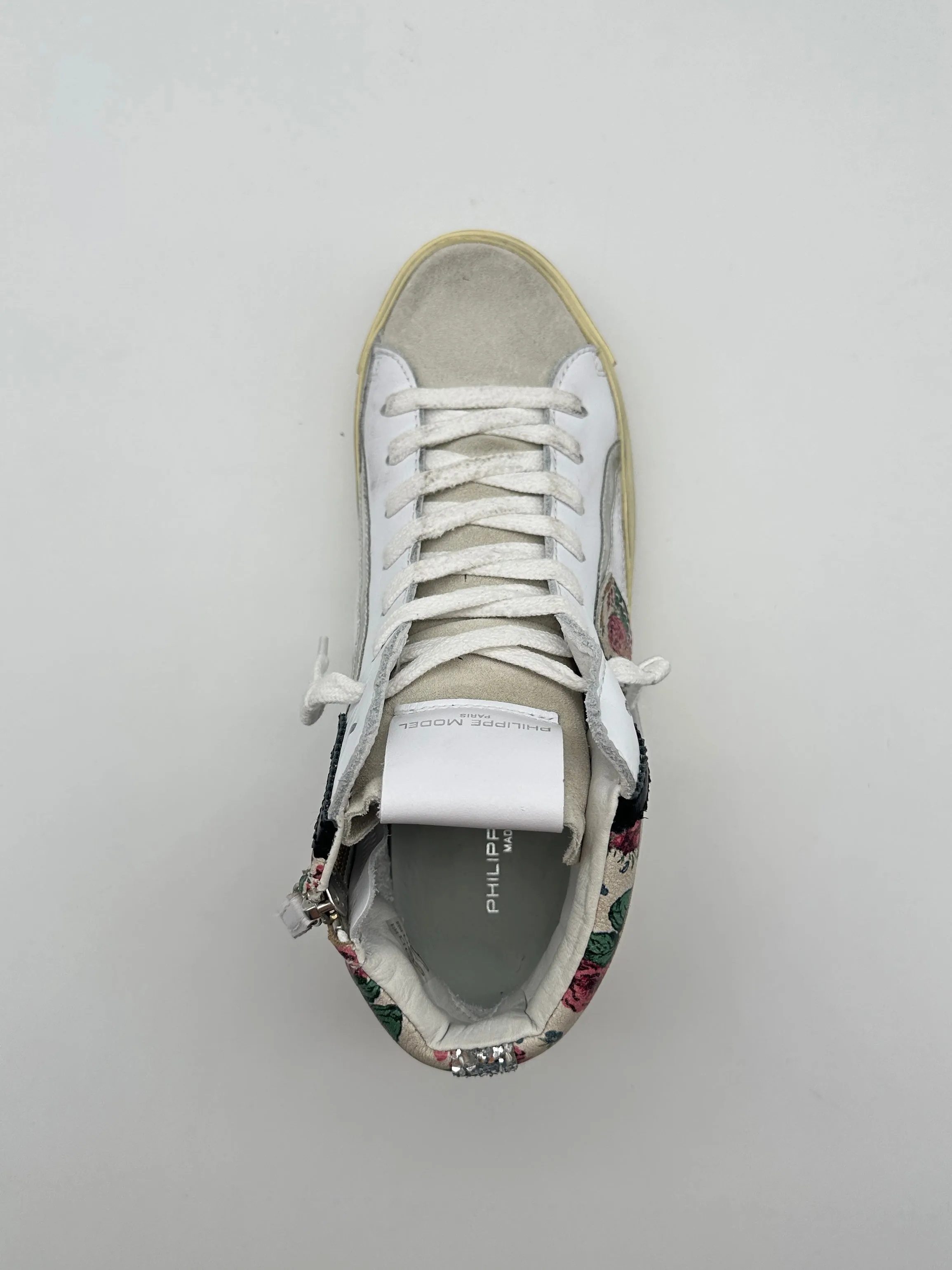 Prsx High Woman In Pelle Con Stampa Fiori