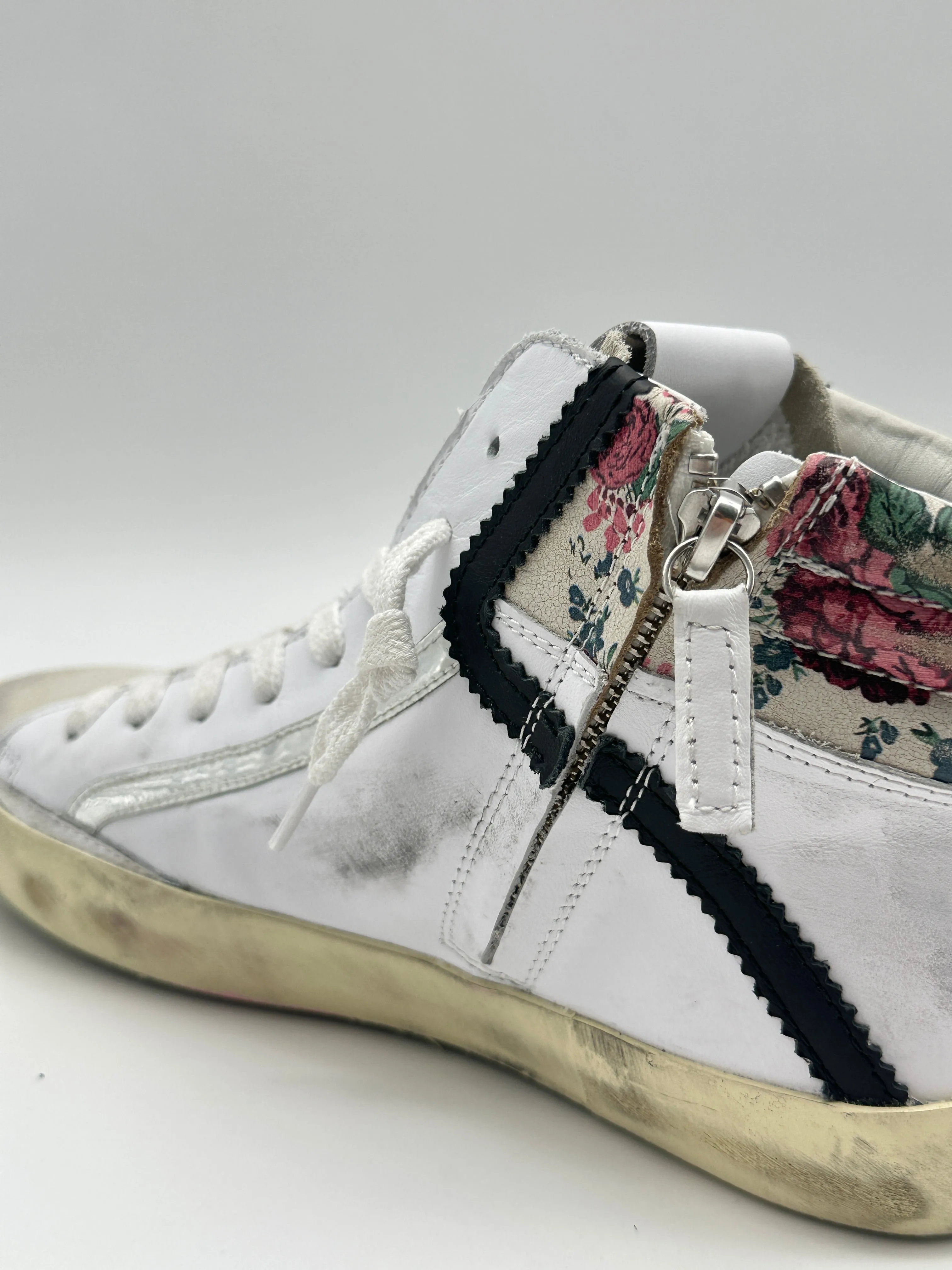Prsx High Woman In Pelle Con Stampa Fiori