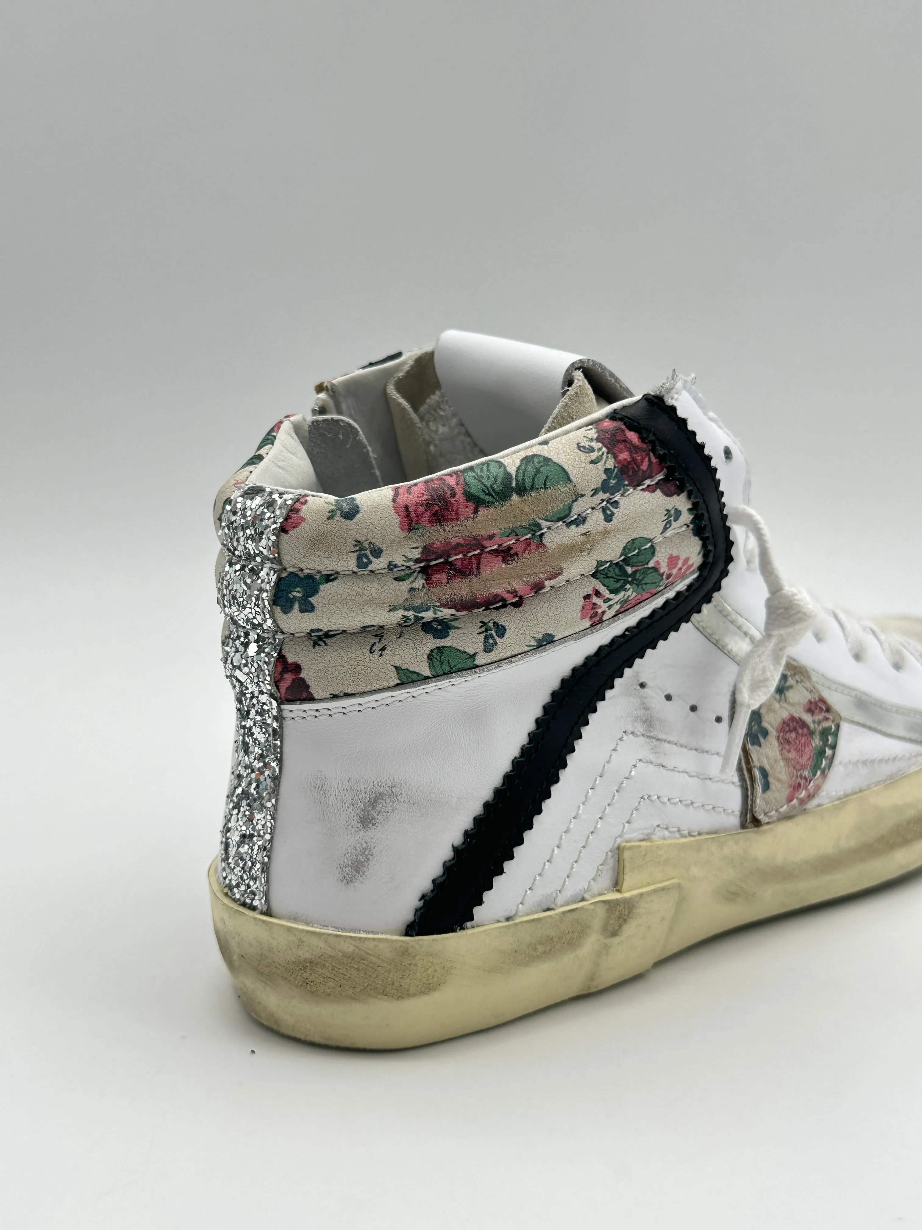 Prsx High Woman In Pelle Con Stampa Fiori