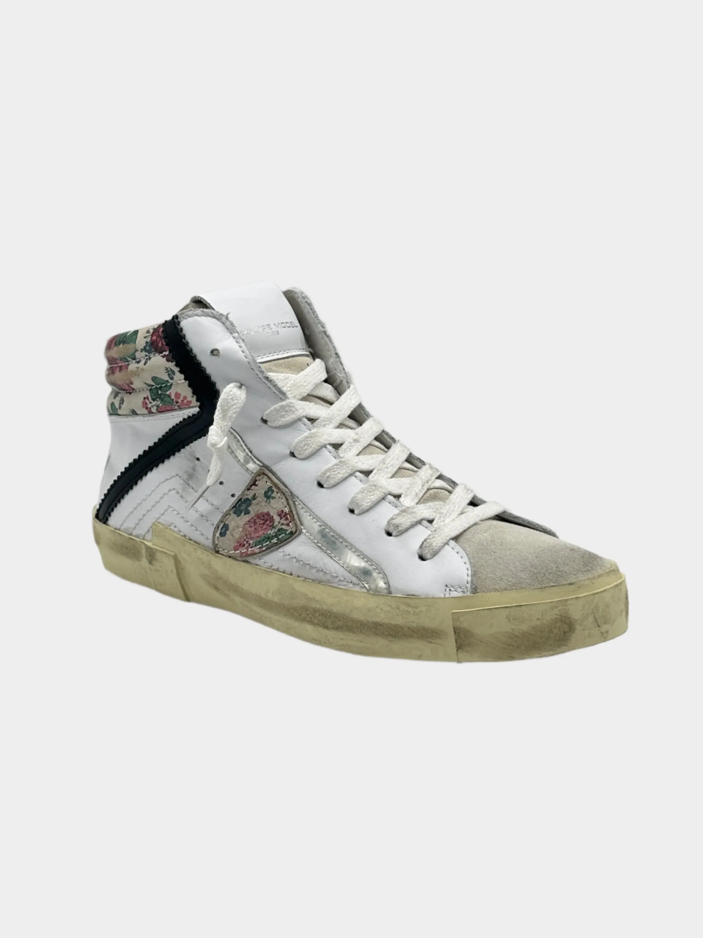 Prsx High Woman In Pelle Con Stampa Fiori
