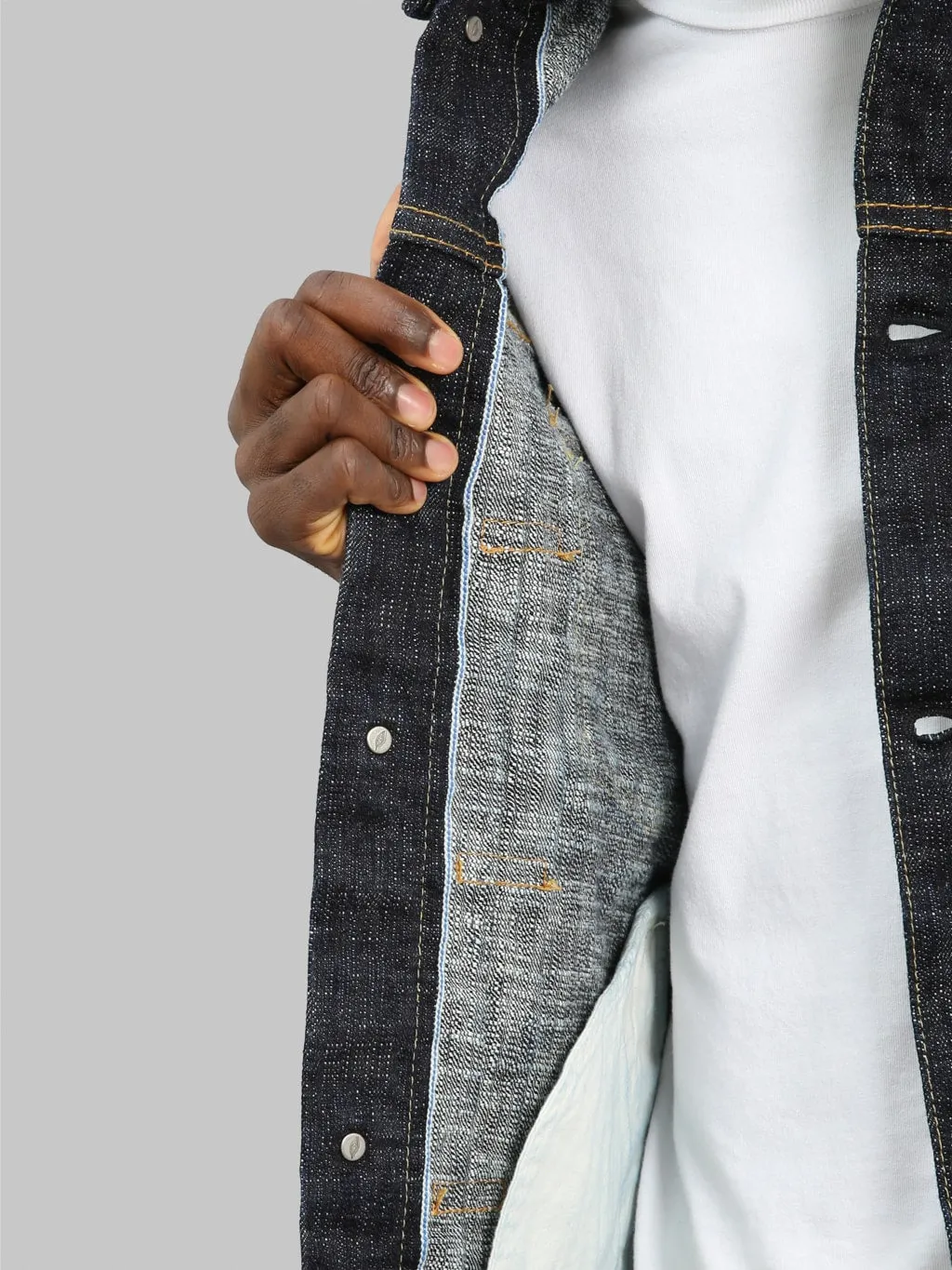Pure Blue Japan 6111 Double Slub 16oz Type II Jacket