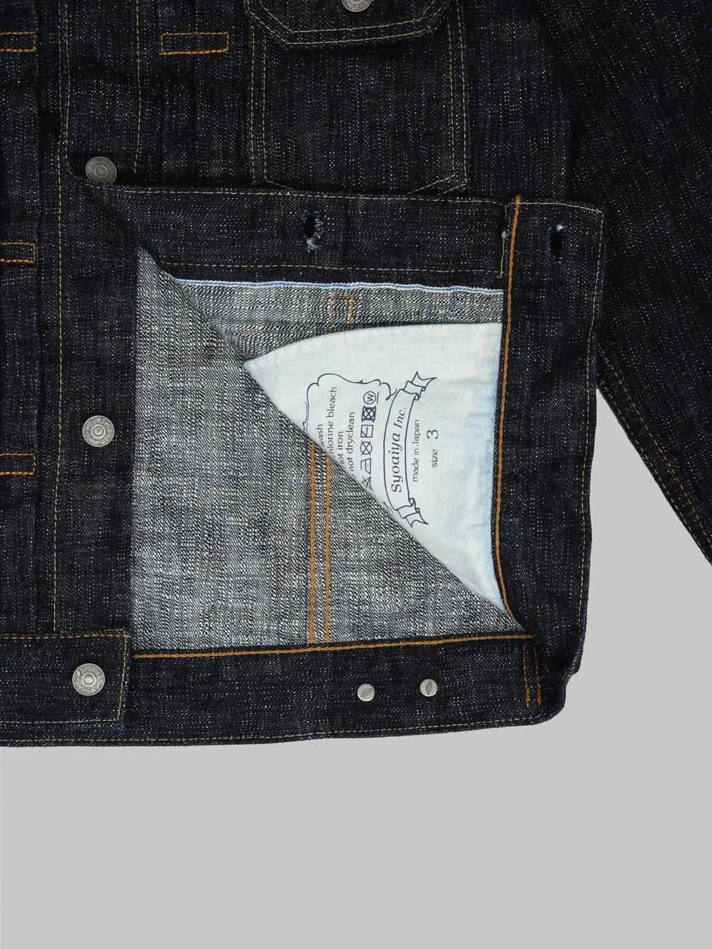 Pure Blue Japan 6111 Double Slub 16oz Type II Jacket