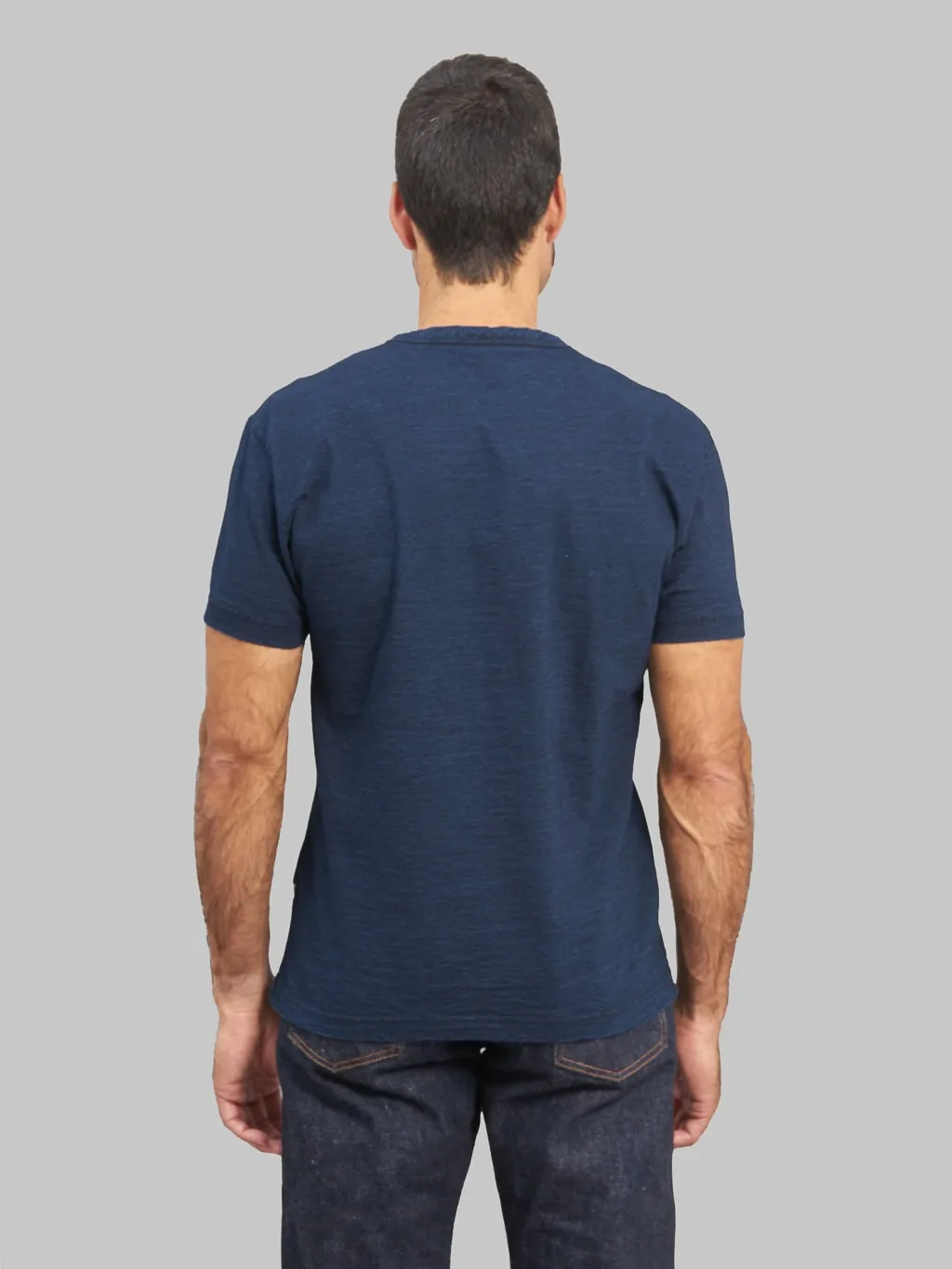 Pure Blue Japan SS5011 Indigo Dyed Crewneck T-Shirt