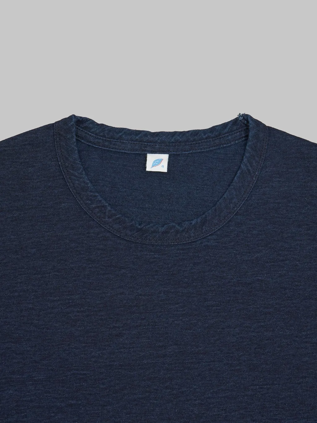 Pure Blue Japan SS5011 Indigo Dyed Crewneck T-Shirt