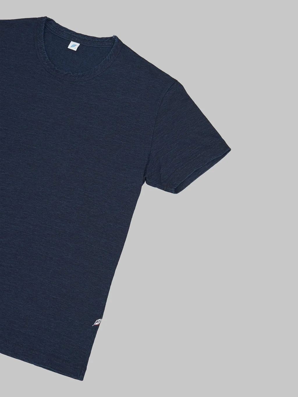 Pure Blue Japan SS5011 Indigo Dyed Crewneck T-Shirt