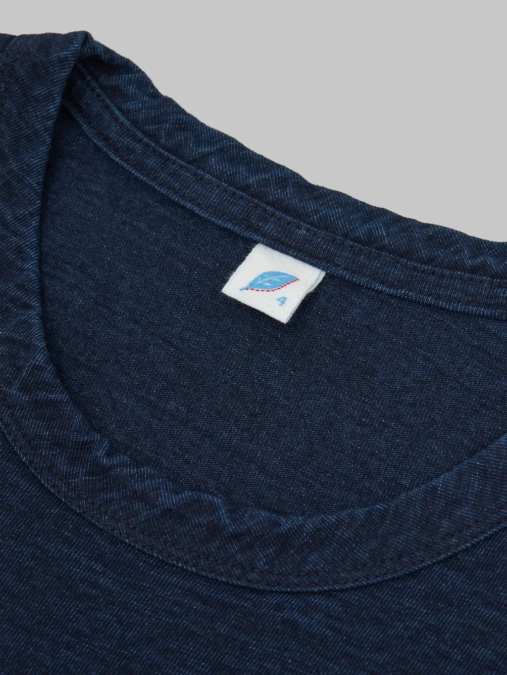 Pure Blue Japan SS5011 Indigo Dyed Crewneck T-Shirt