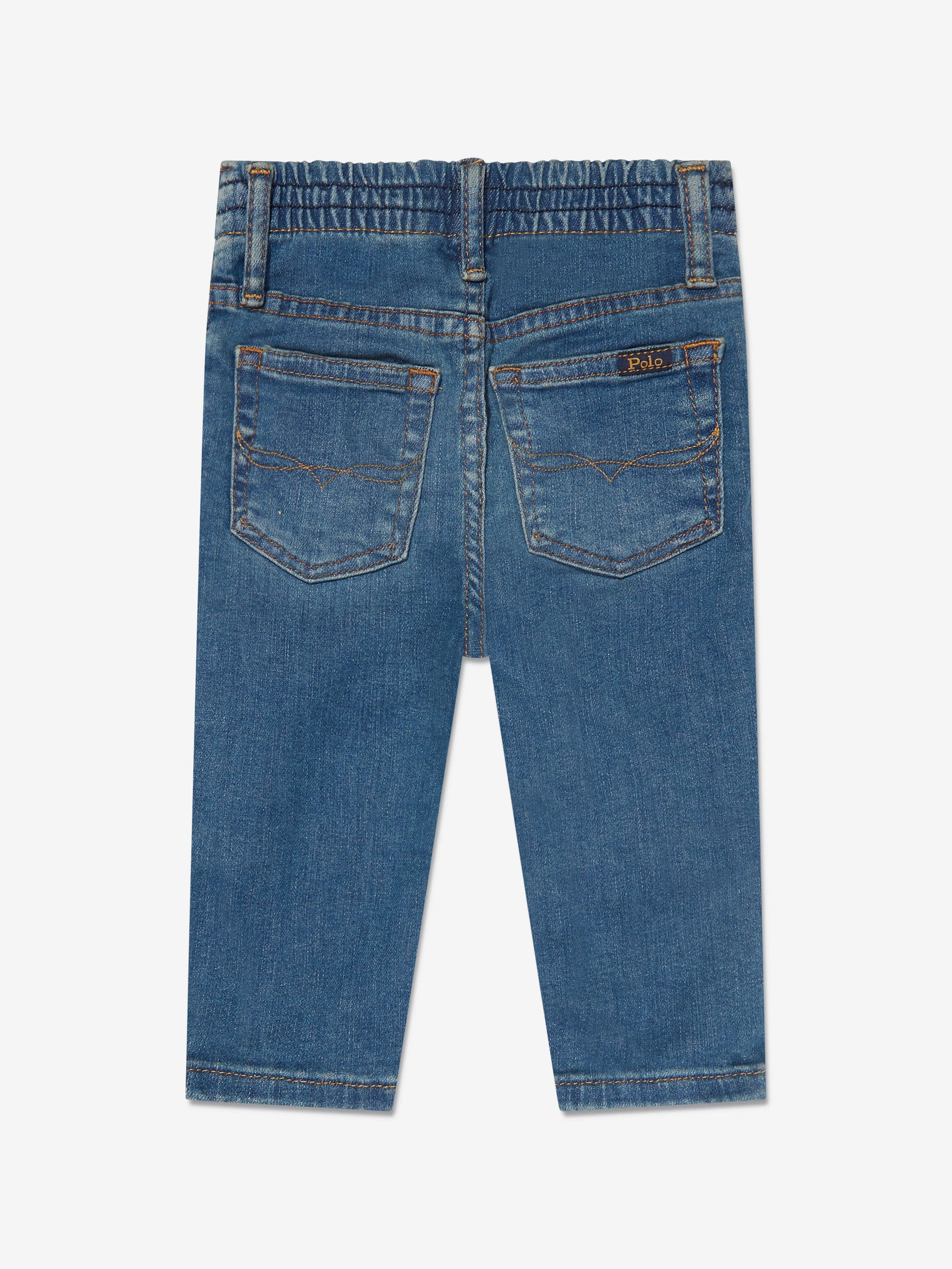 Ralph Lauren Baby Boys Slim Fit Jeans in Blue