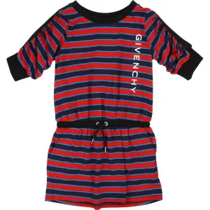Red Navy Stripe Dress