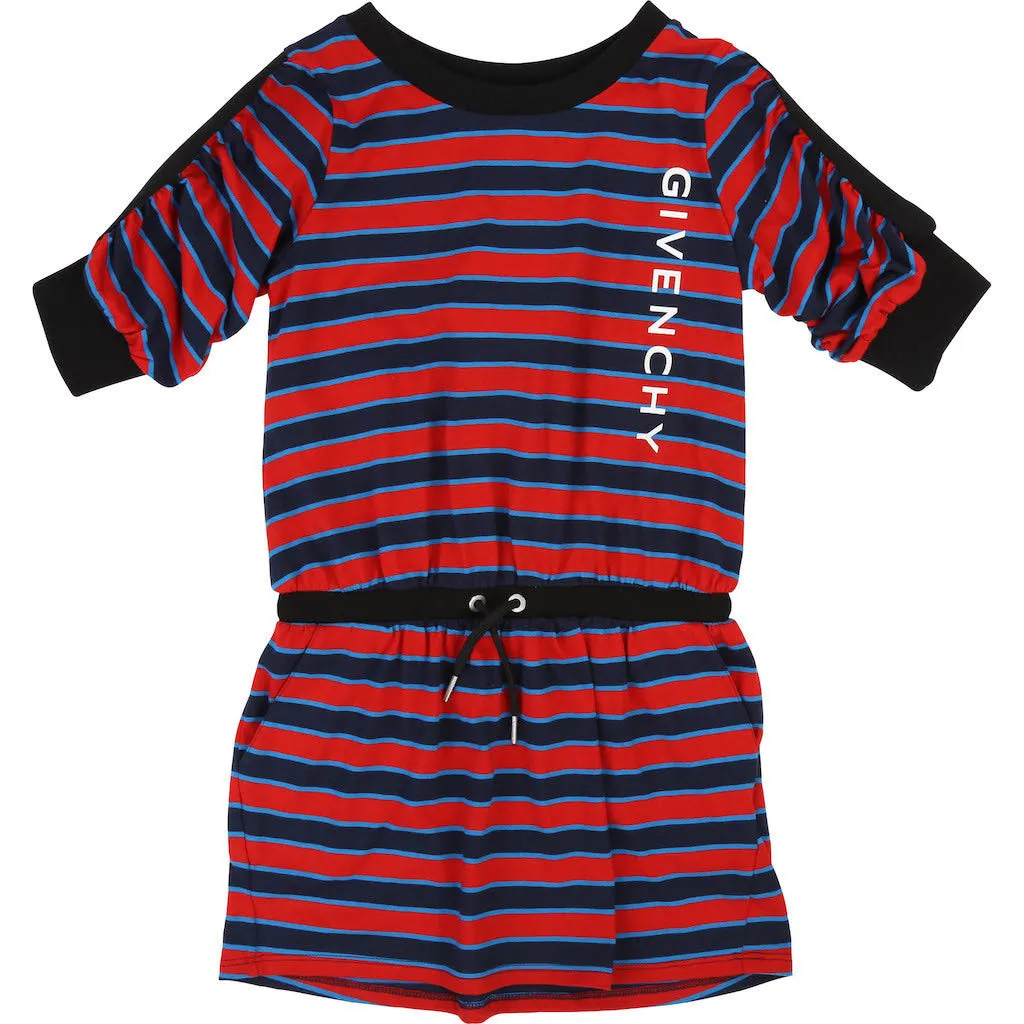 Red Navy Stripe Dress
