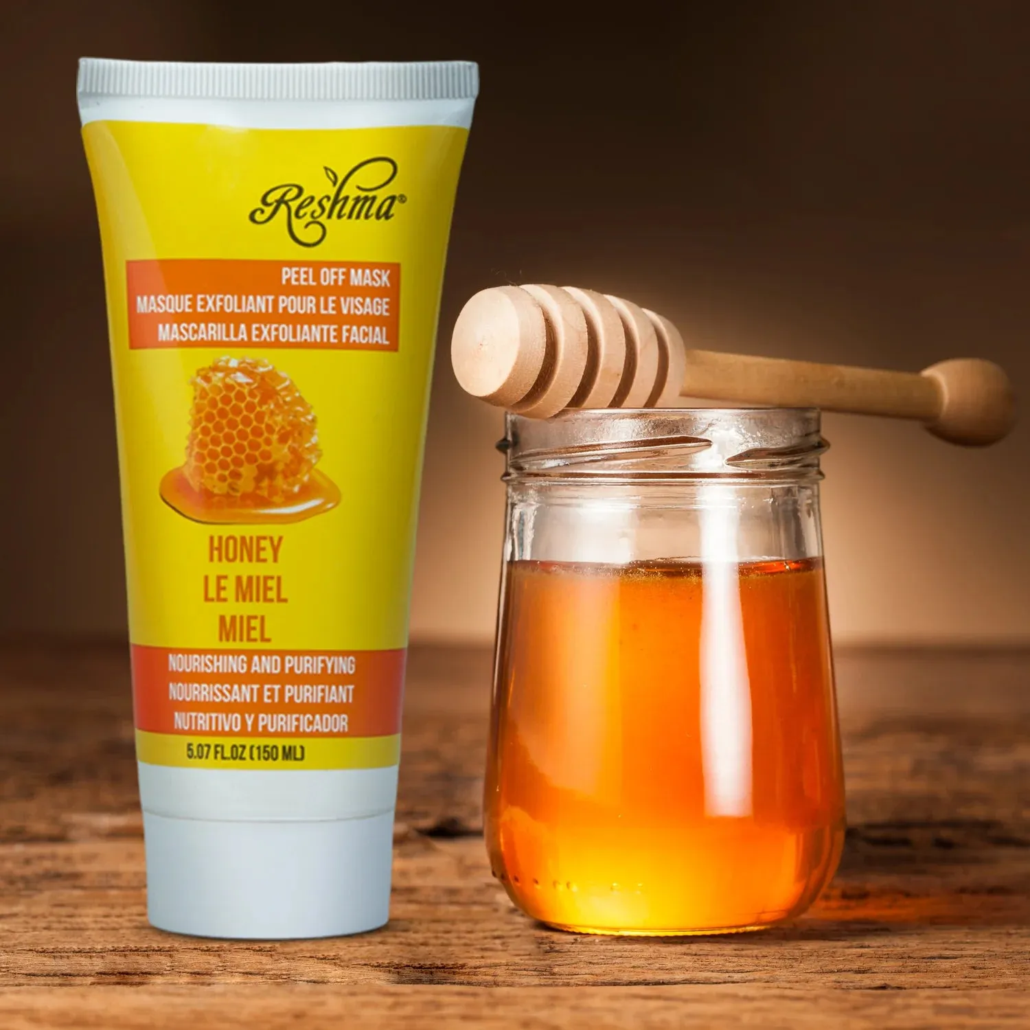 Reshma Nourishing & Purifying Peel Off Mask- Honey. 5.07 oz