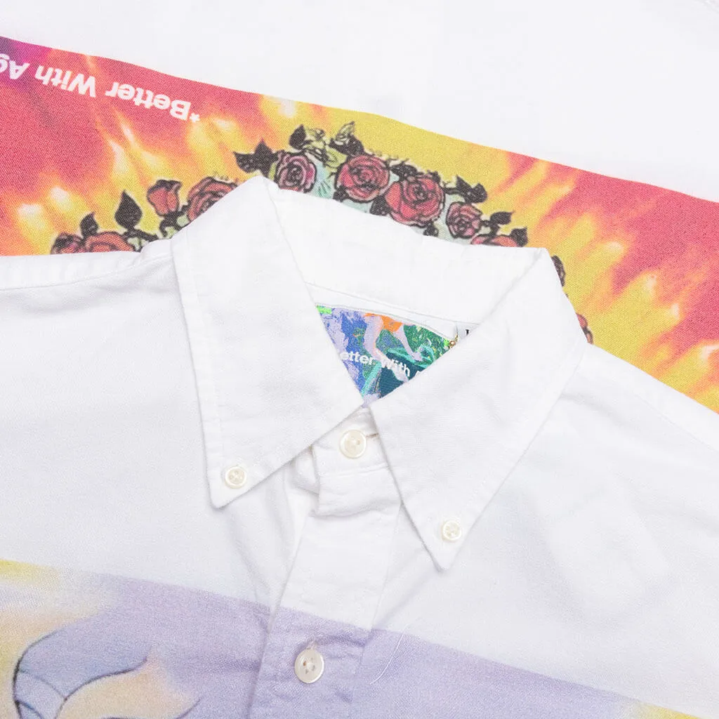 Road Trip Button-Down Shirt - White