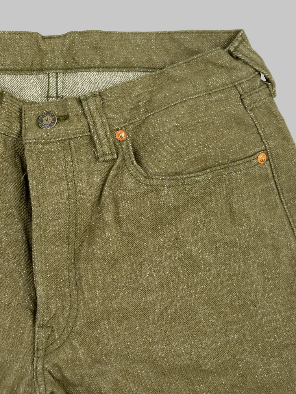 Samurai Jeans S150GNX Uguisu 17oz Regular Straight Jeans