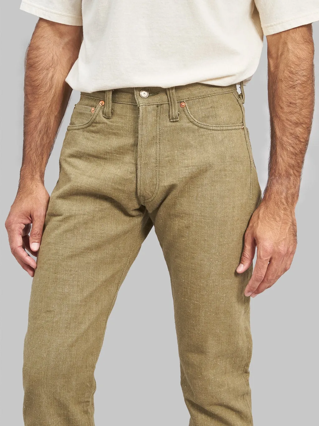 Samurai Jeans S150GNX Uguisu 17oz Regular Straight Jeans