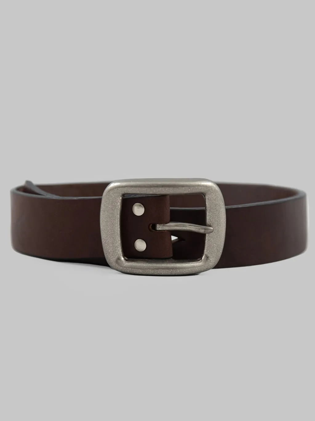Samurai Jeans W001 Heavy Weight Curved Belt Brown