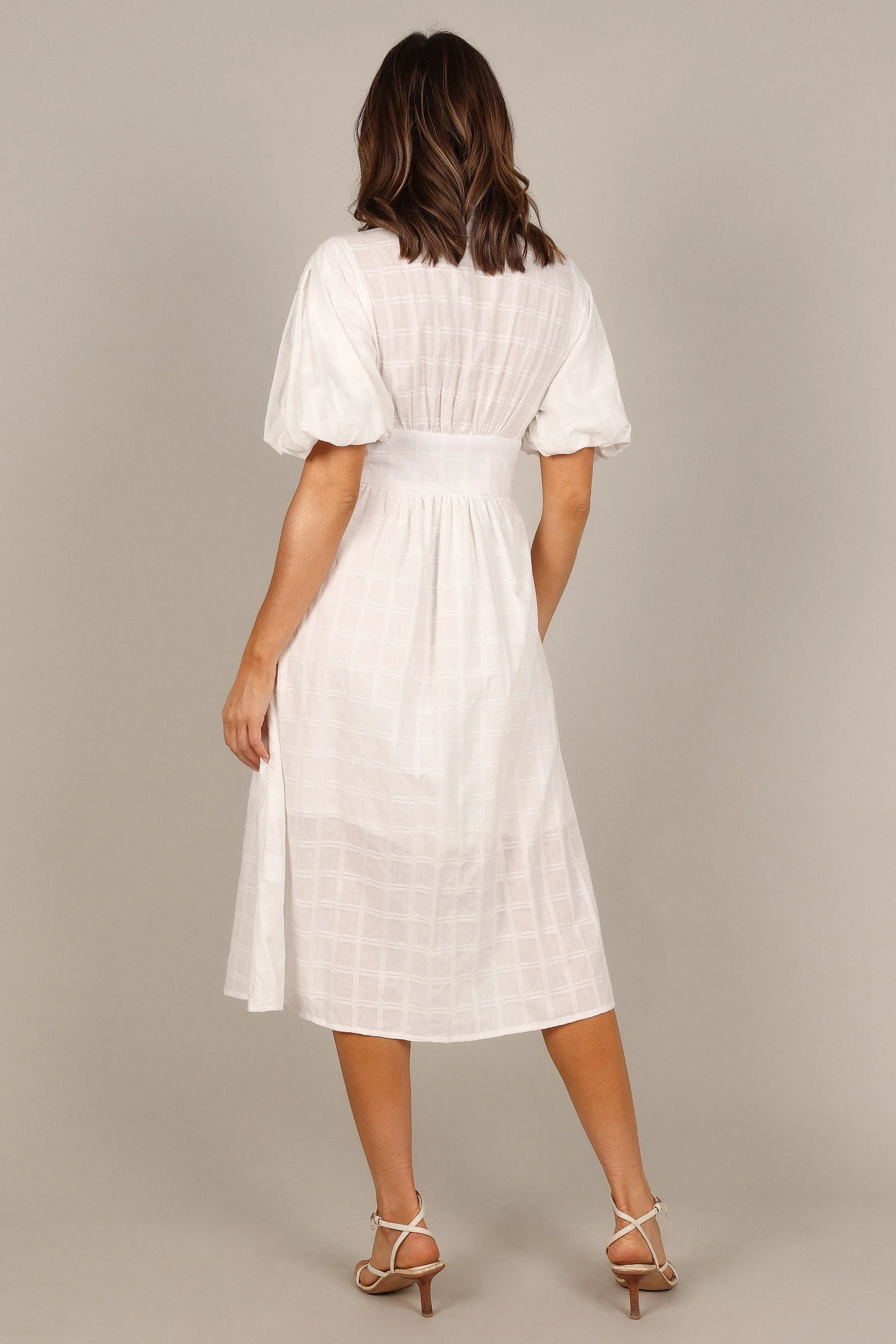 Shelley Midi Dress - White