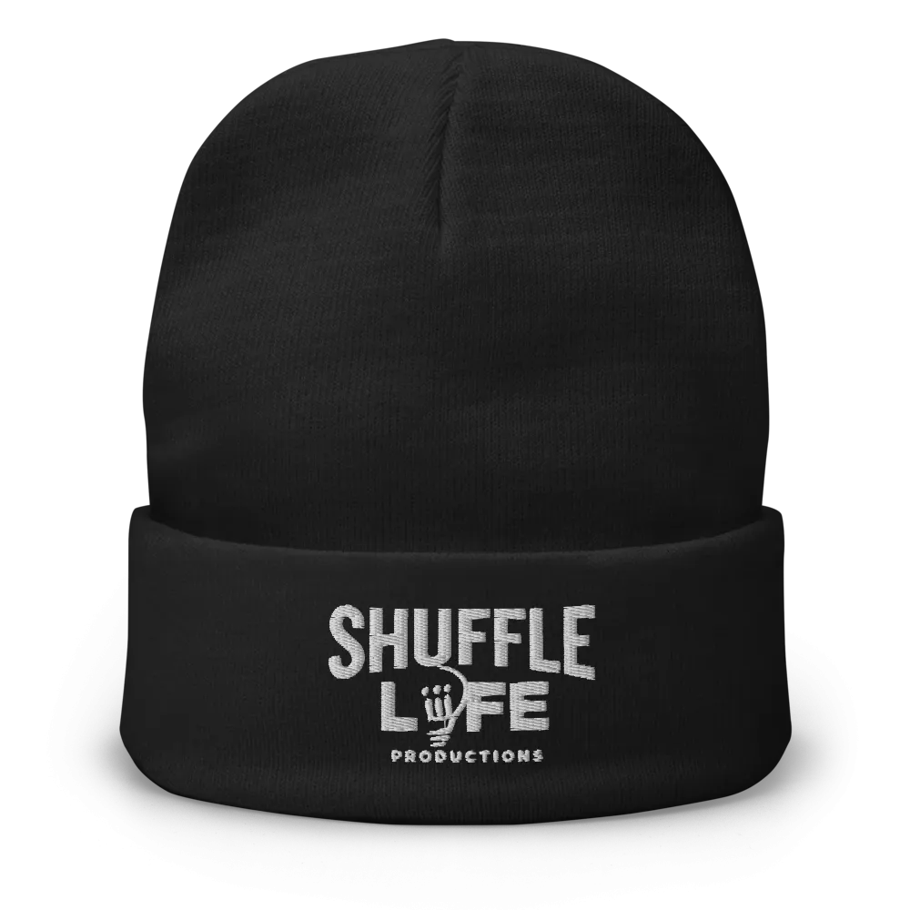 Shuffle Liiife - Embroidered Beanie