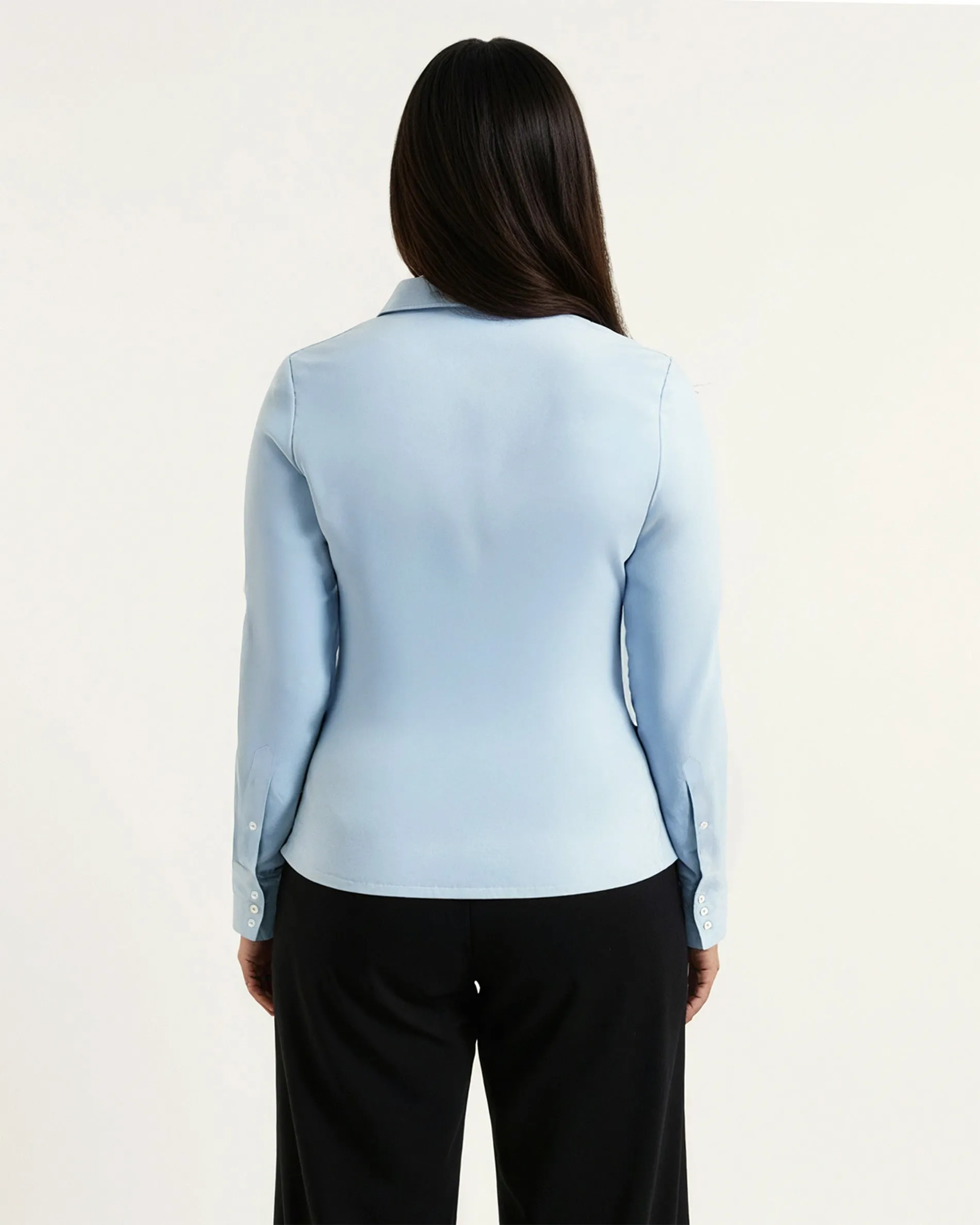Slim fit Blouse Light Blue