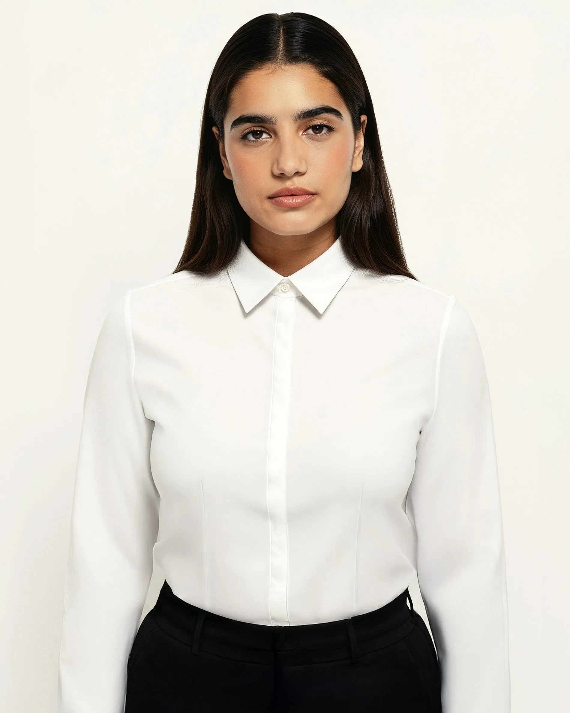 Slim fit Blouse White