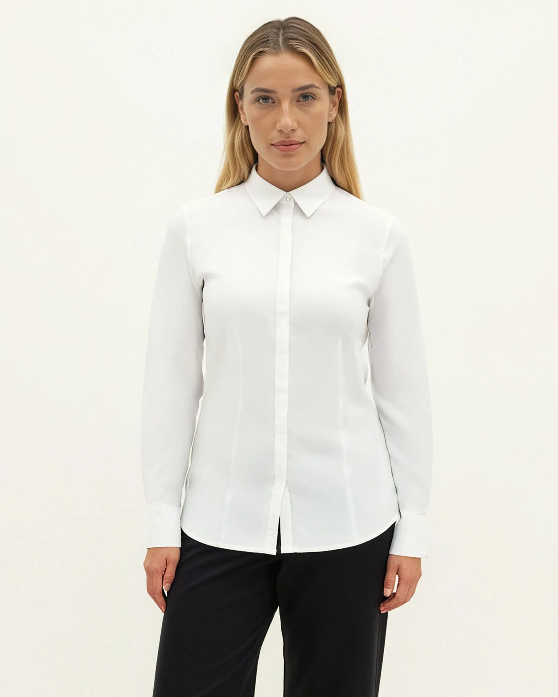 Slim fit Blouse White