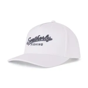 Southerly White Script Hat