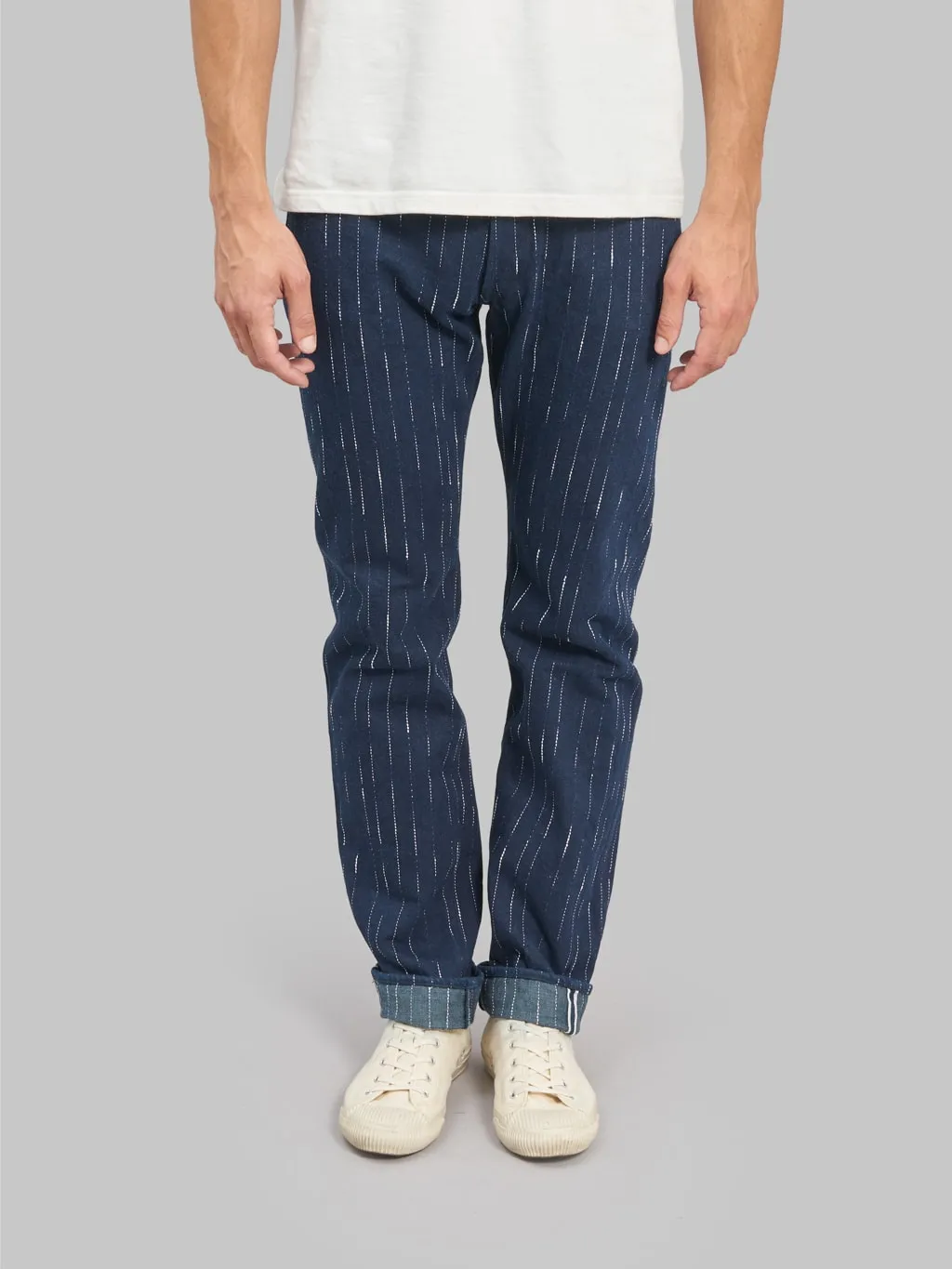 Studio D'artisan D1885 14oz Rain Kasuri Tapered Jeans