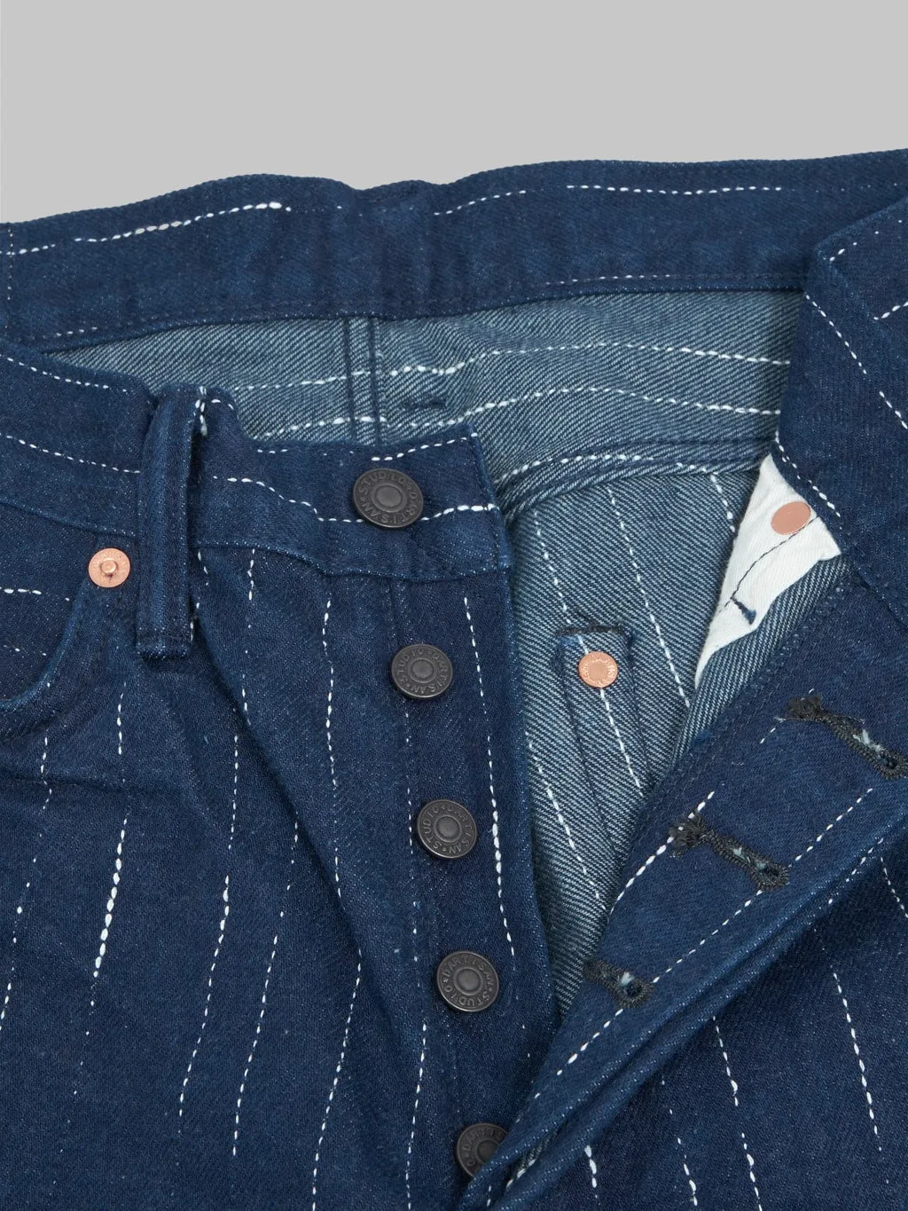 Studio D'artisan D1885 14oz Rain Kasuri Tapered Jeans
