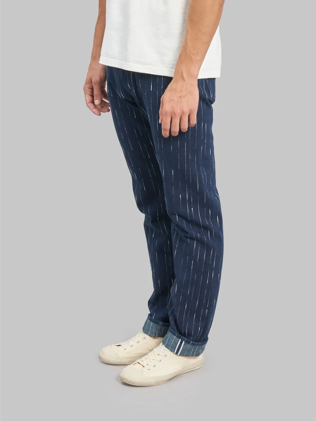 Studio D'artisan D1885 14oz Rain Kasuri Tapered Jeans